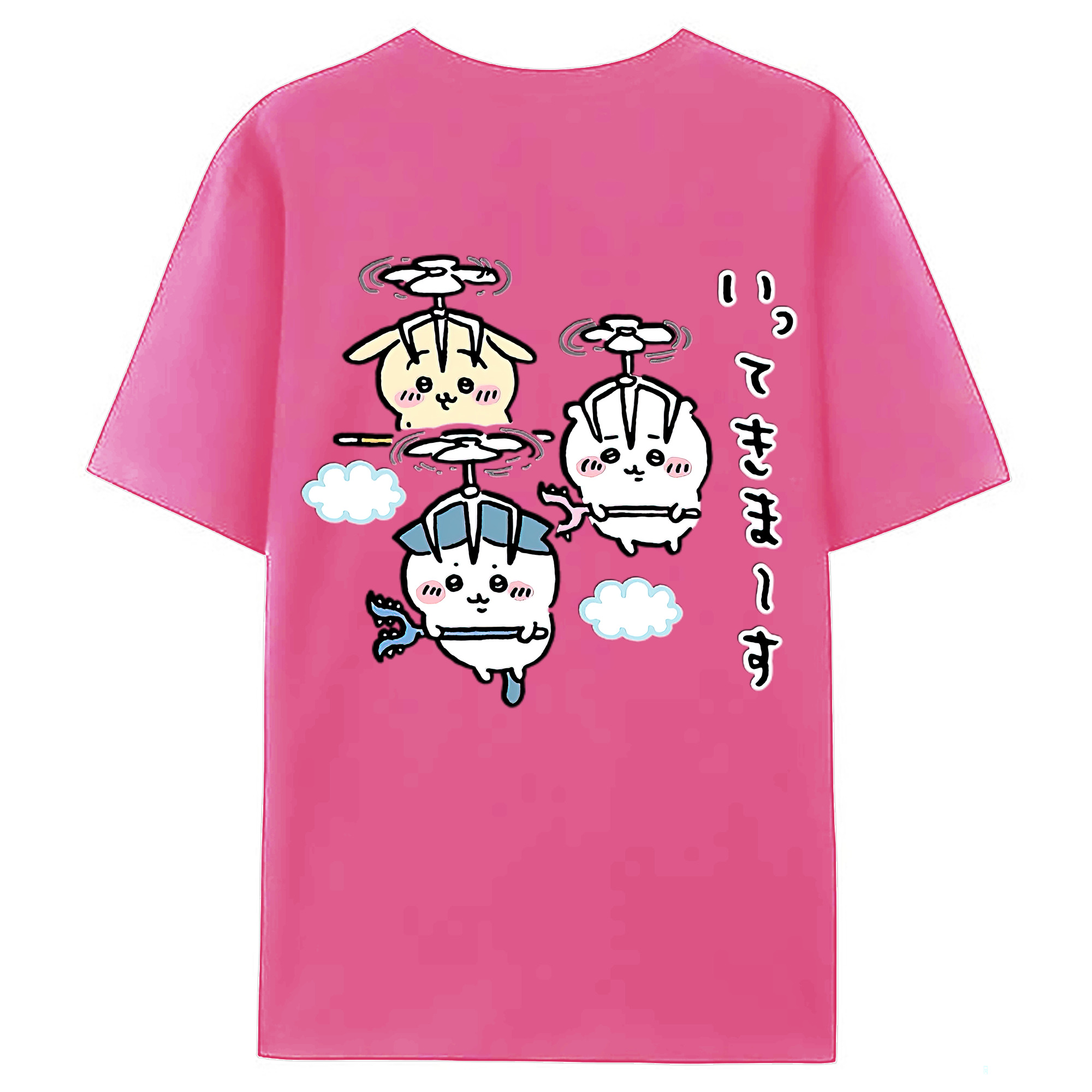 （画像用） ちいかわ ちいかわ Chii-kawa chiikawa レディース半袖Tシャツ(バックプリント)