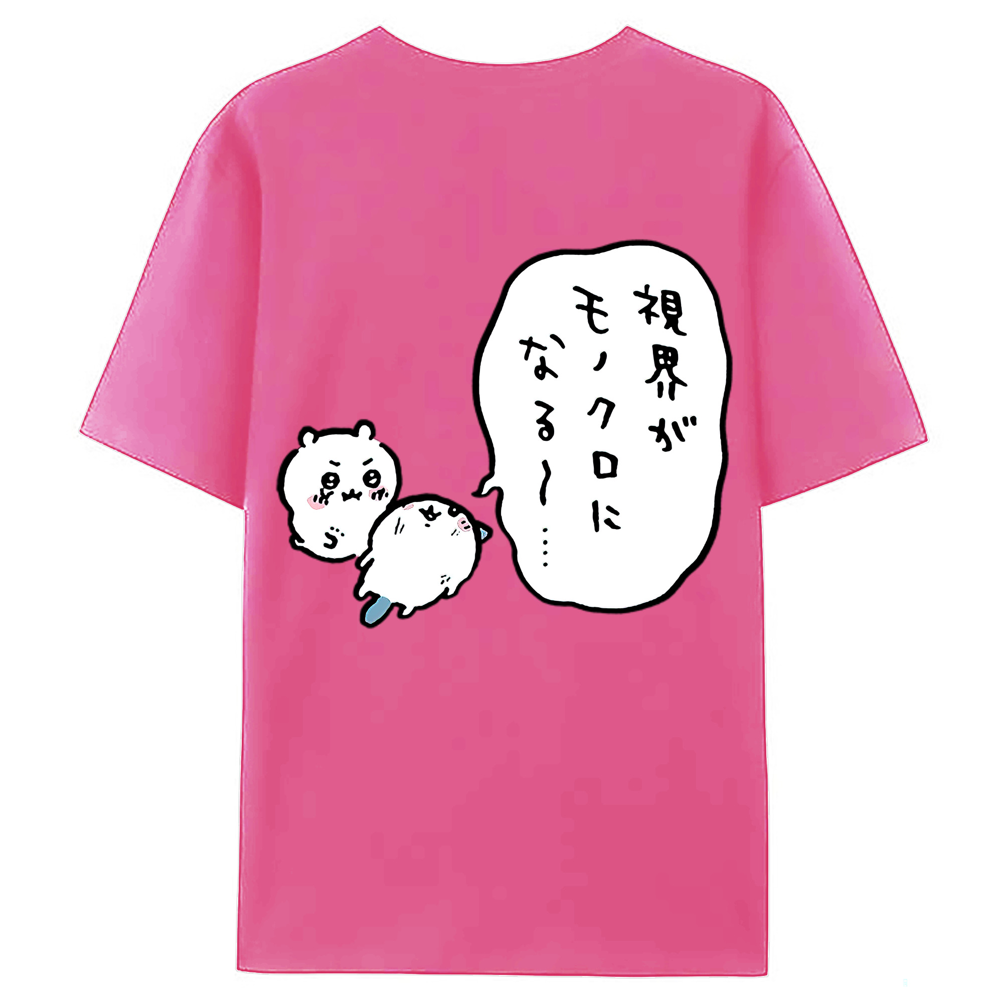 （画像用） ちいかわ ちいかわ Chii-kawa chiikawa レディース半袖Tシャツ(バックプリント)