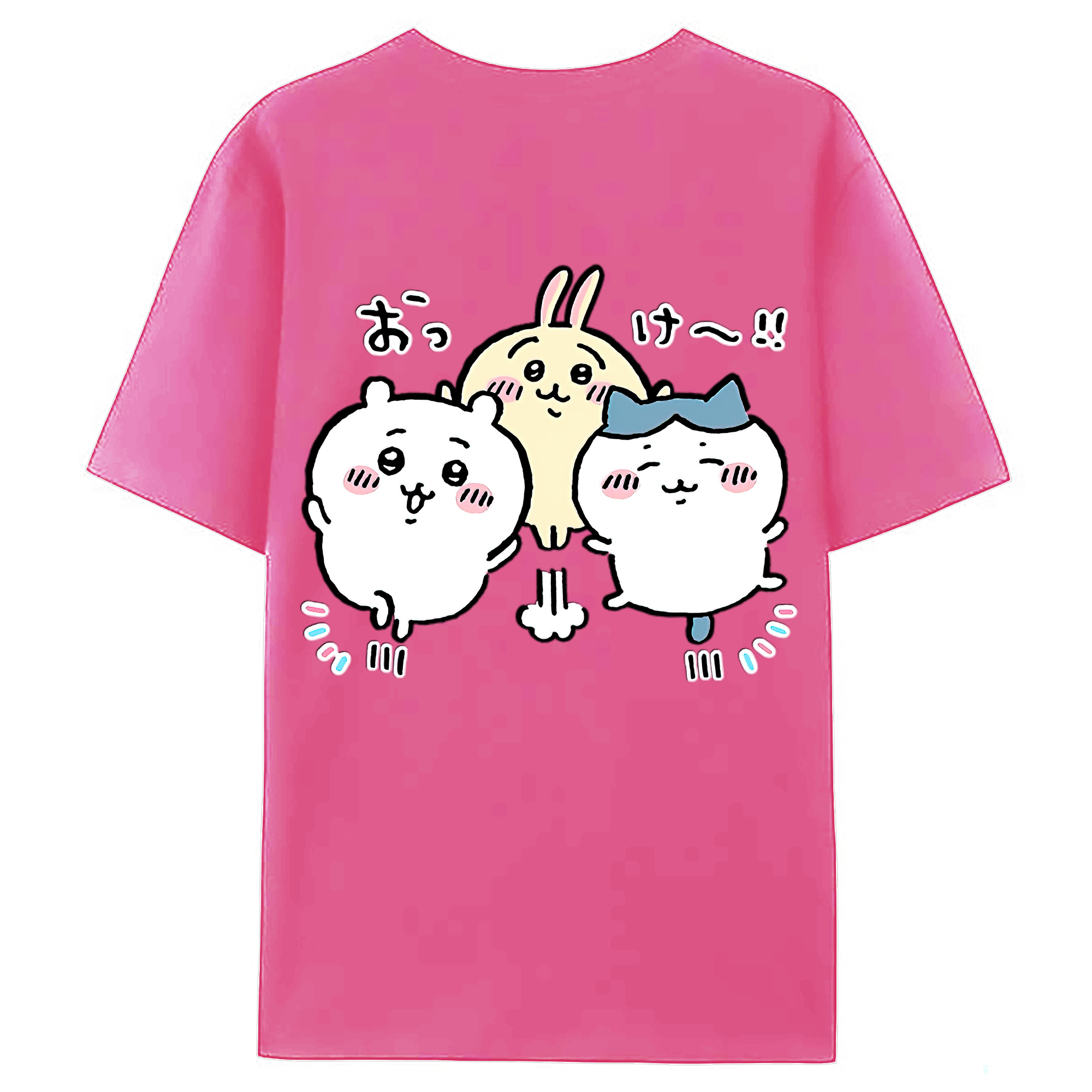 （画像用） ちいかわ ちいかわ Chii-kawa chiikawa レディース半袖Tシャツ(バックプリント)