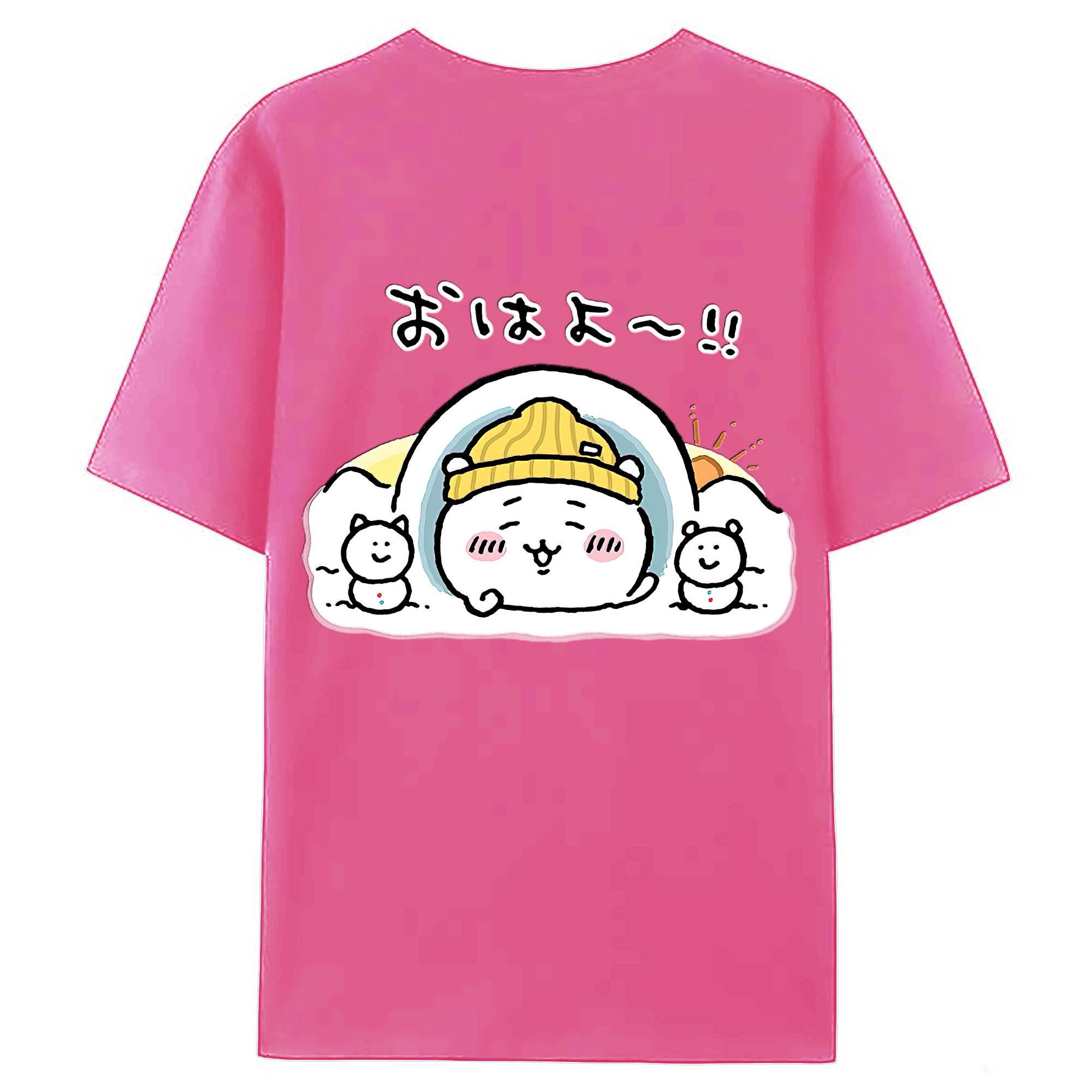 （画像用） ちいかわ ちいかわ Chii-kawa chiikawa レディース半袖Tシャツ(バックプリント)