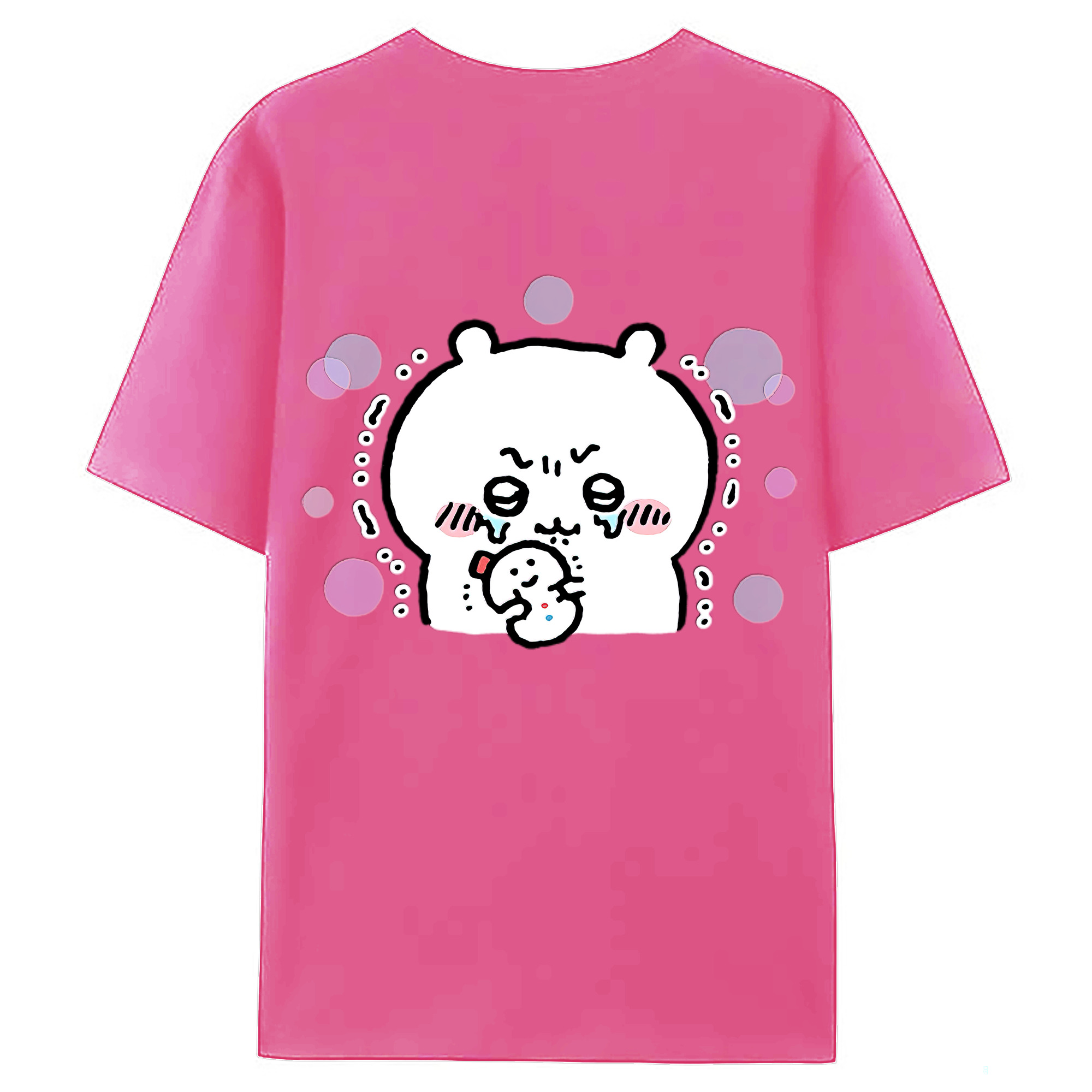 （画像用） ちいかわ ちいかわ Chii-kawa chiikawa レディース半袖Tシャツ(バックプリント)