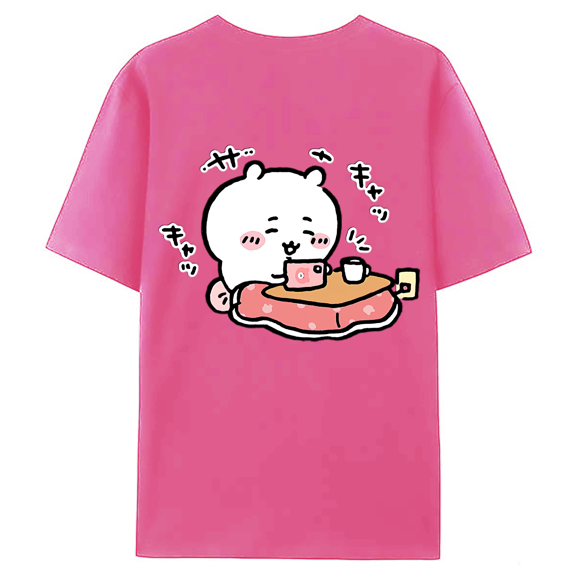 （画像用） ちいかわ ちいかわ Chii-kawa chiikawa レディース半袖Tシャツ(バックプリント)