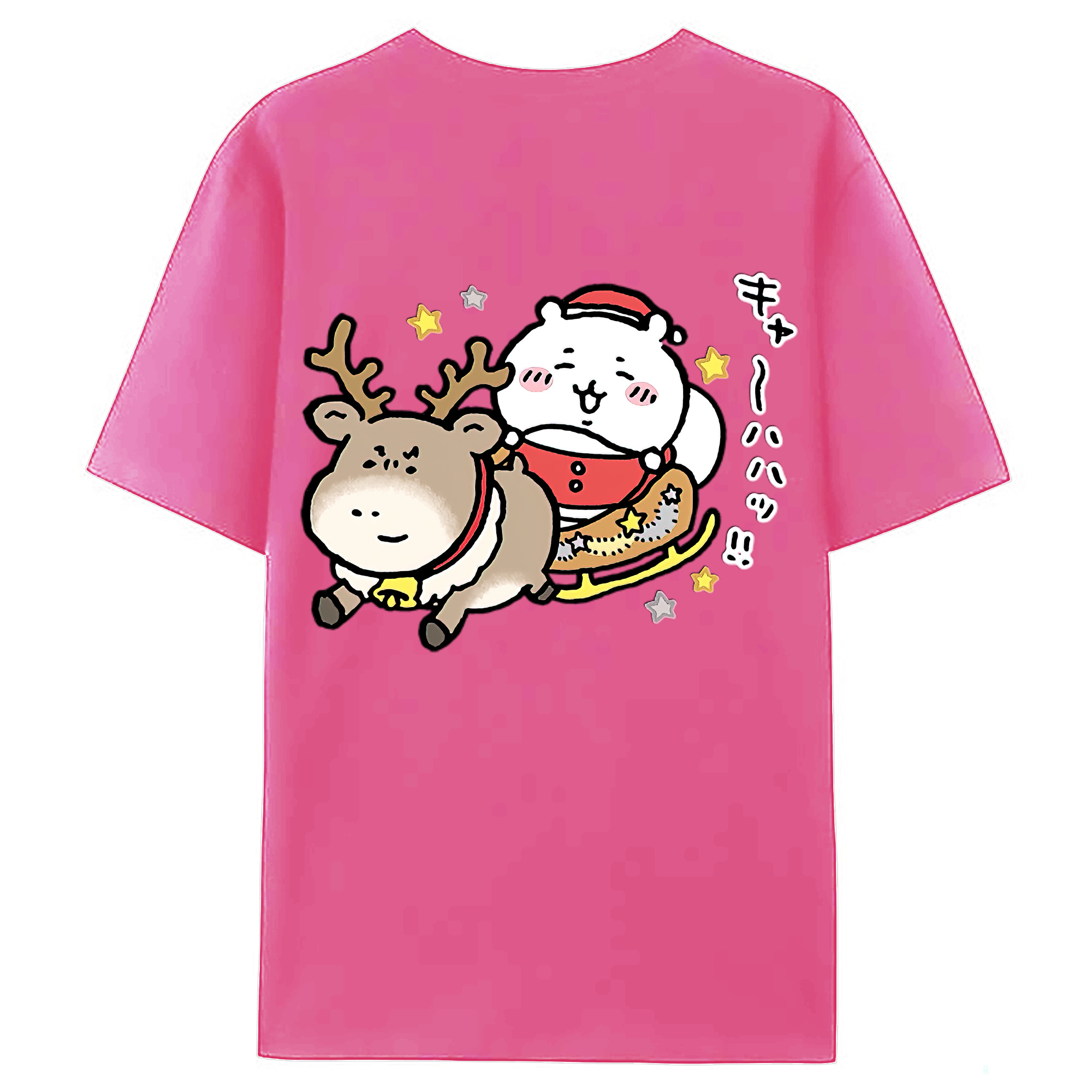 （画像用） ちいかわ ちいかわ Chii-kawa chiikawa レディース半袖Tシャツ(バックプリント)