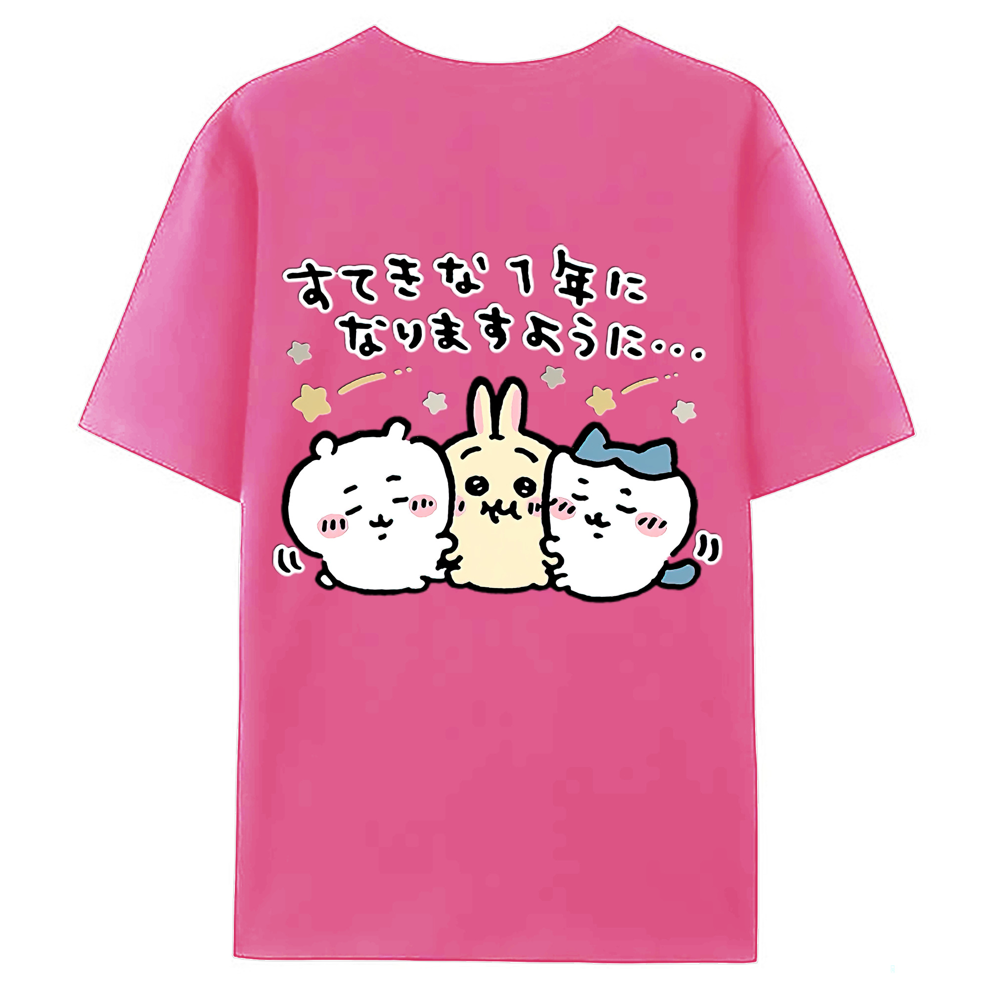 （画像用） ちいかわ ちいかわ Chii-kawa chiikawa レディース半袖Tシャツ(バックプリント)