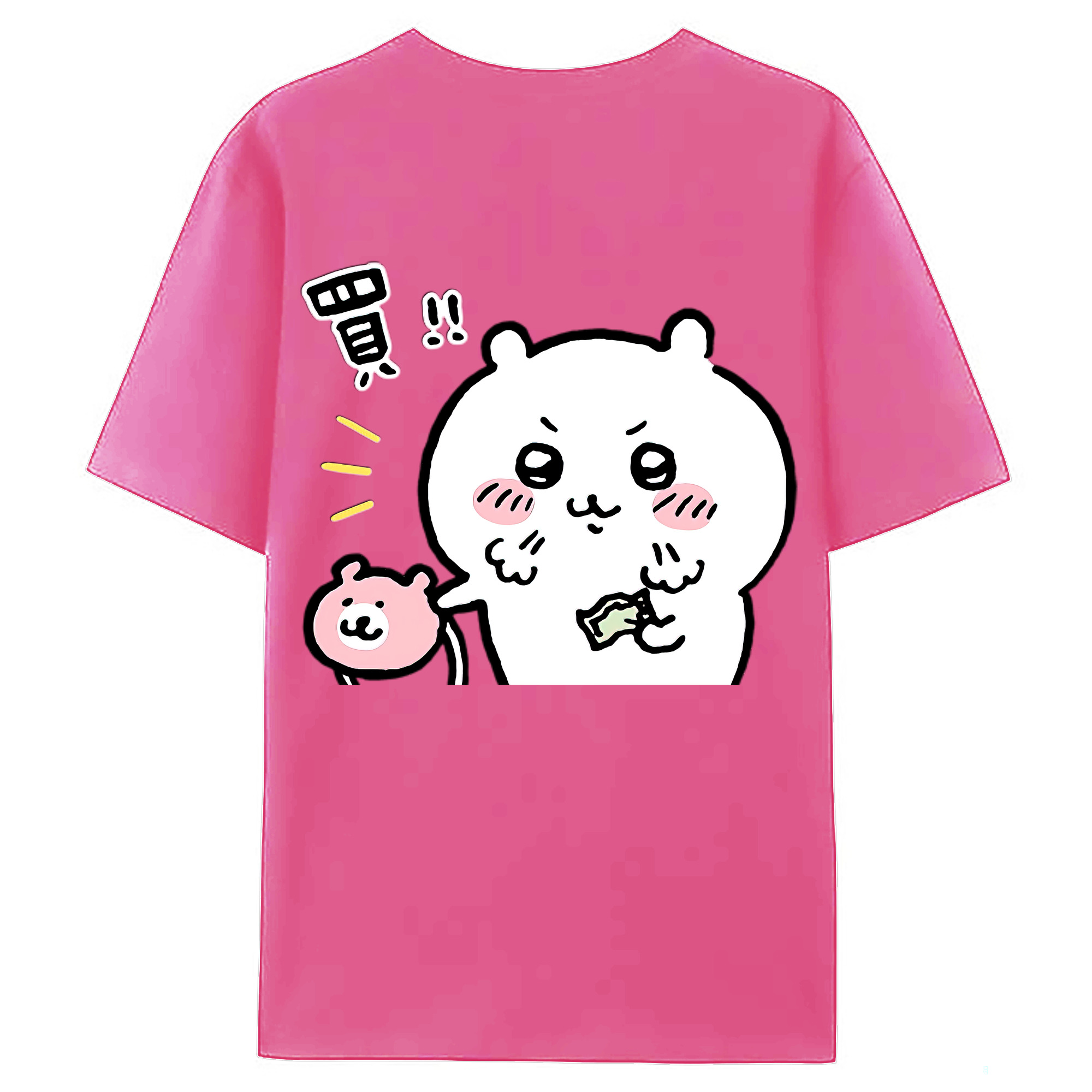 （画像用） ちいかわ ちいかわ Chii-kawa chiikawa レディース半袖Tシャツ(バックプリント)