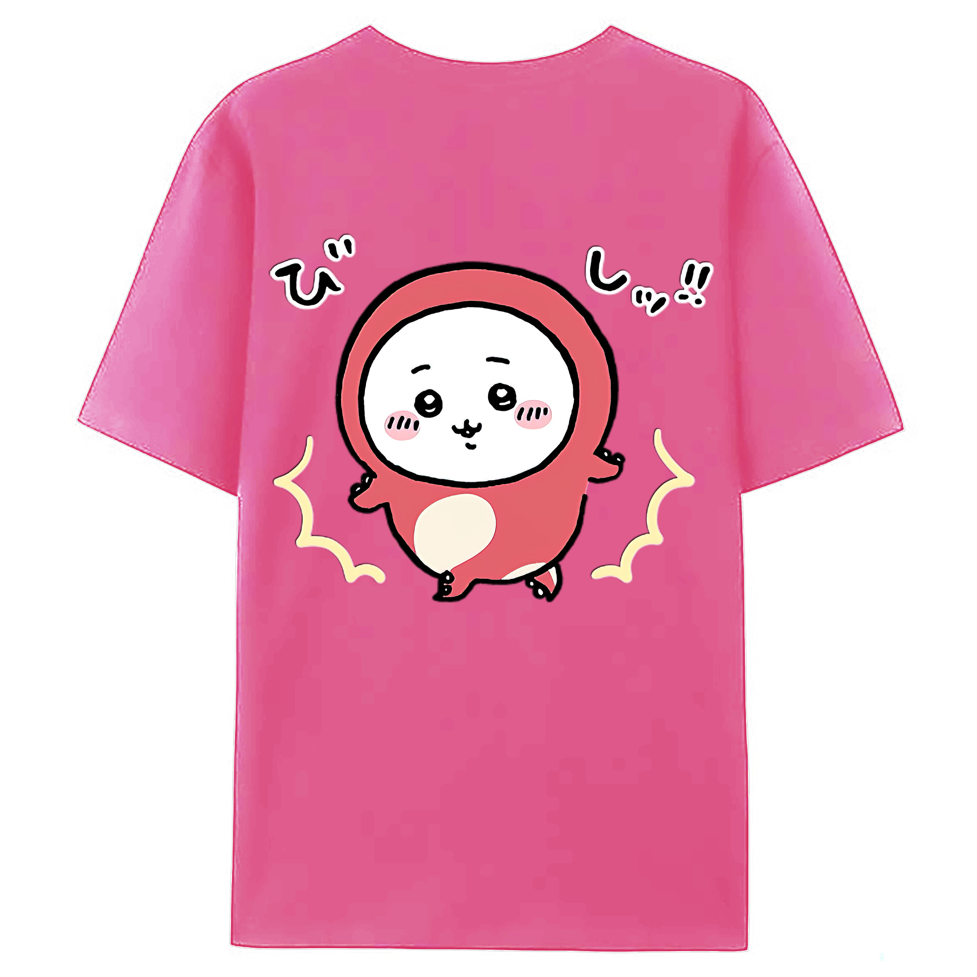 （画像用） ちいかわ ちいかわ Chii-kawa chiikawa レディース半袖Tシャツ(バックプリント)
