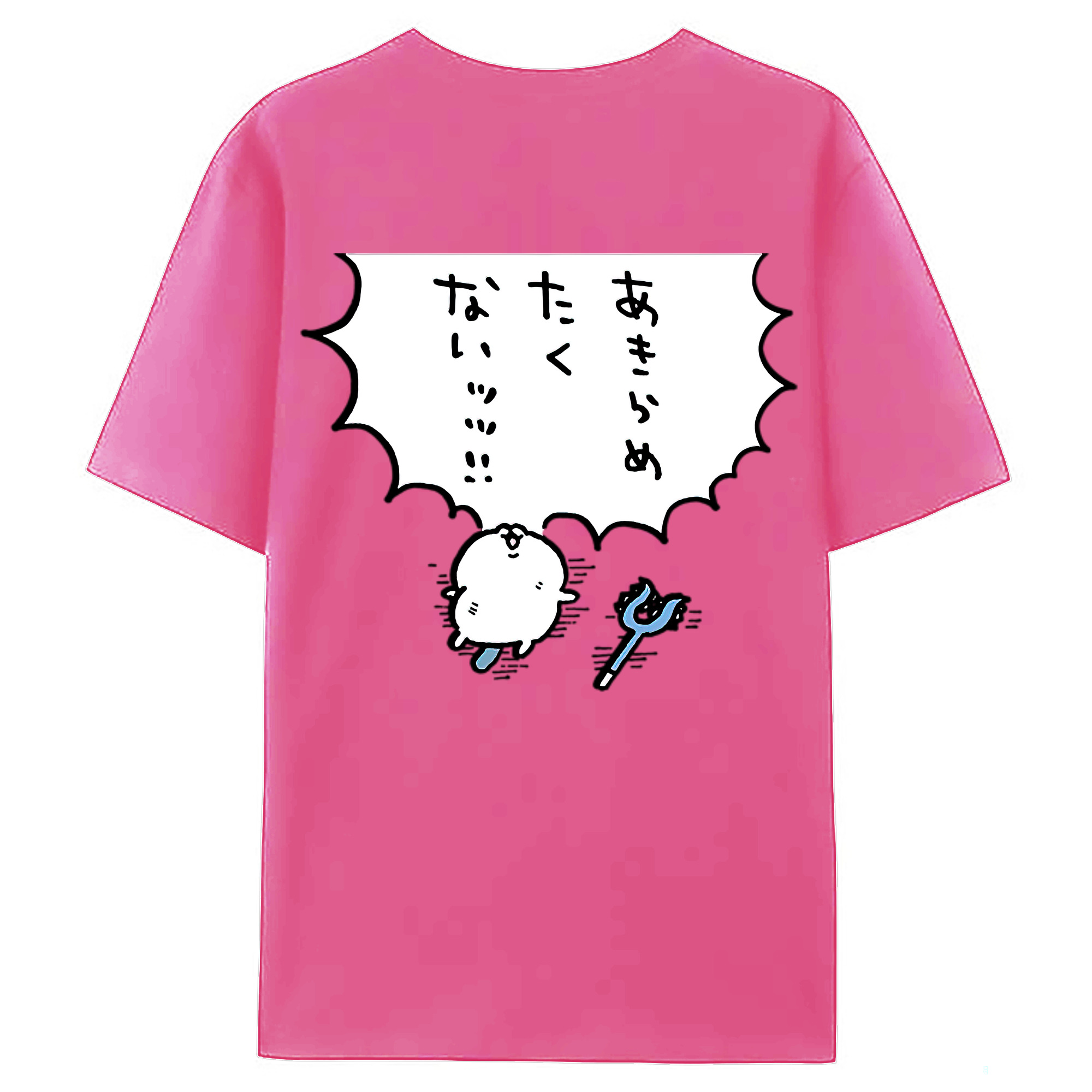 （画像用） ちいかわ ちいかわ Chii-kawa chiikawa レディース半袖Tシャツ(バックプリント)