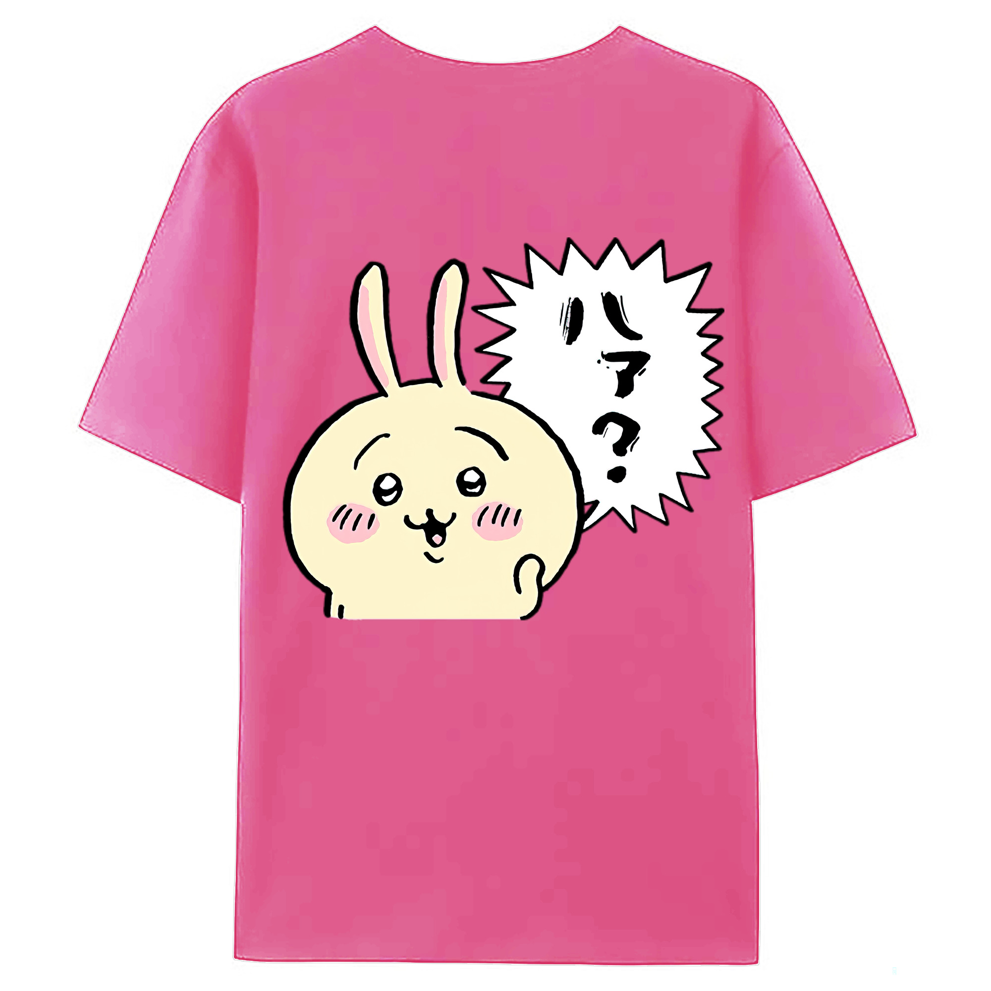 （画像用） ちいかわ うさぎ Chii-kawa usagi レディース半袖Tシャツ(バックプリント)