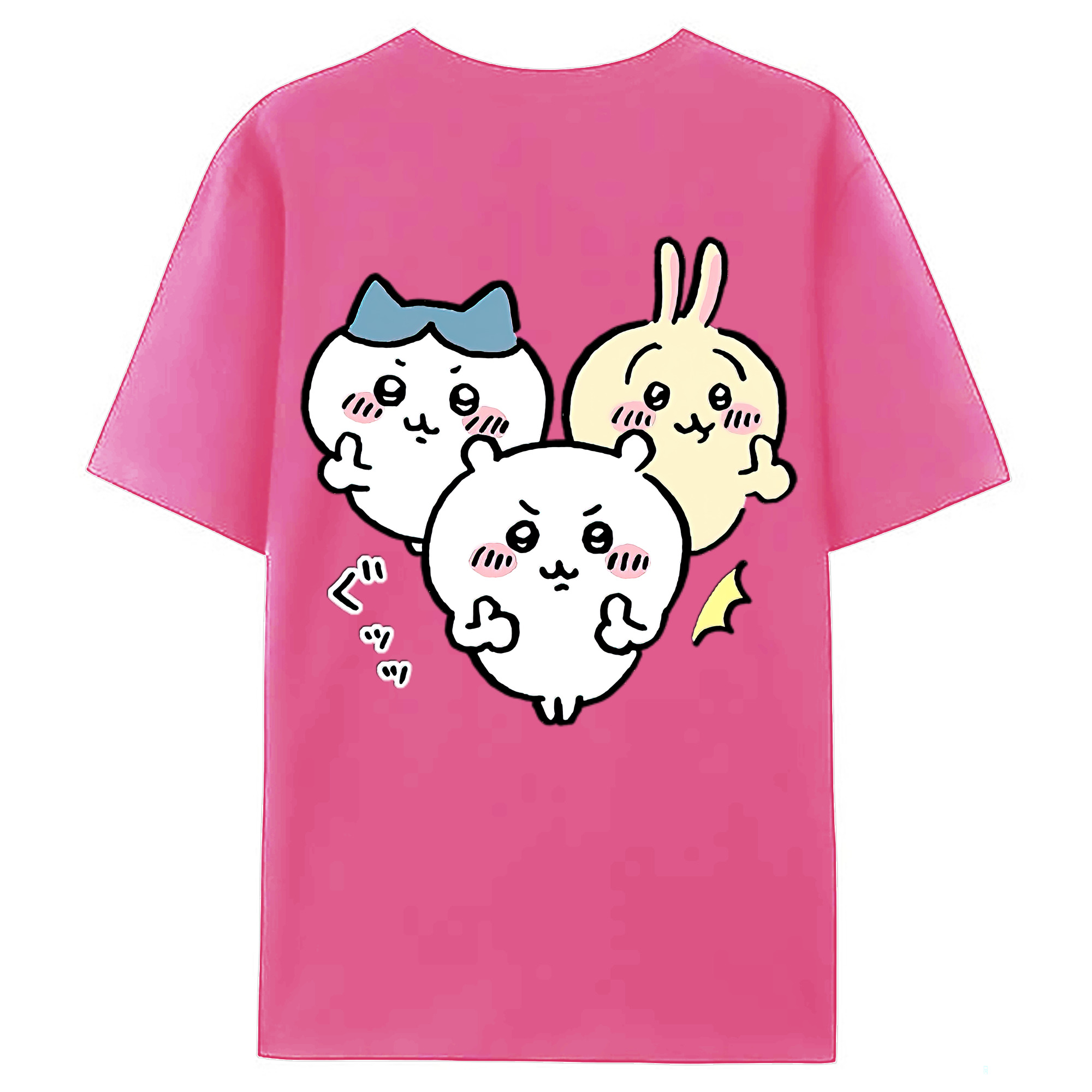 （画像用） ちいかわ うさぎ Chii-kawa usagi レディース半袖Tシャツ(バックプリント)