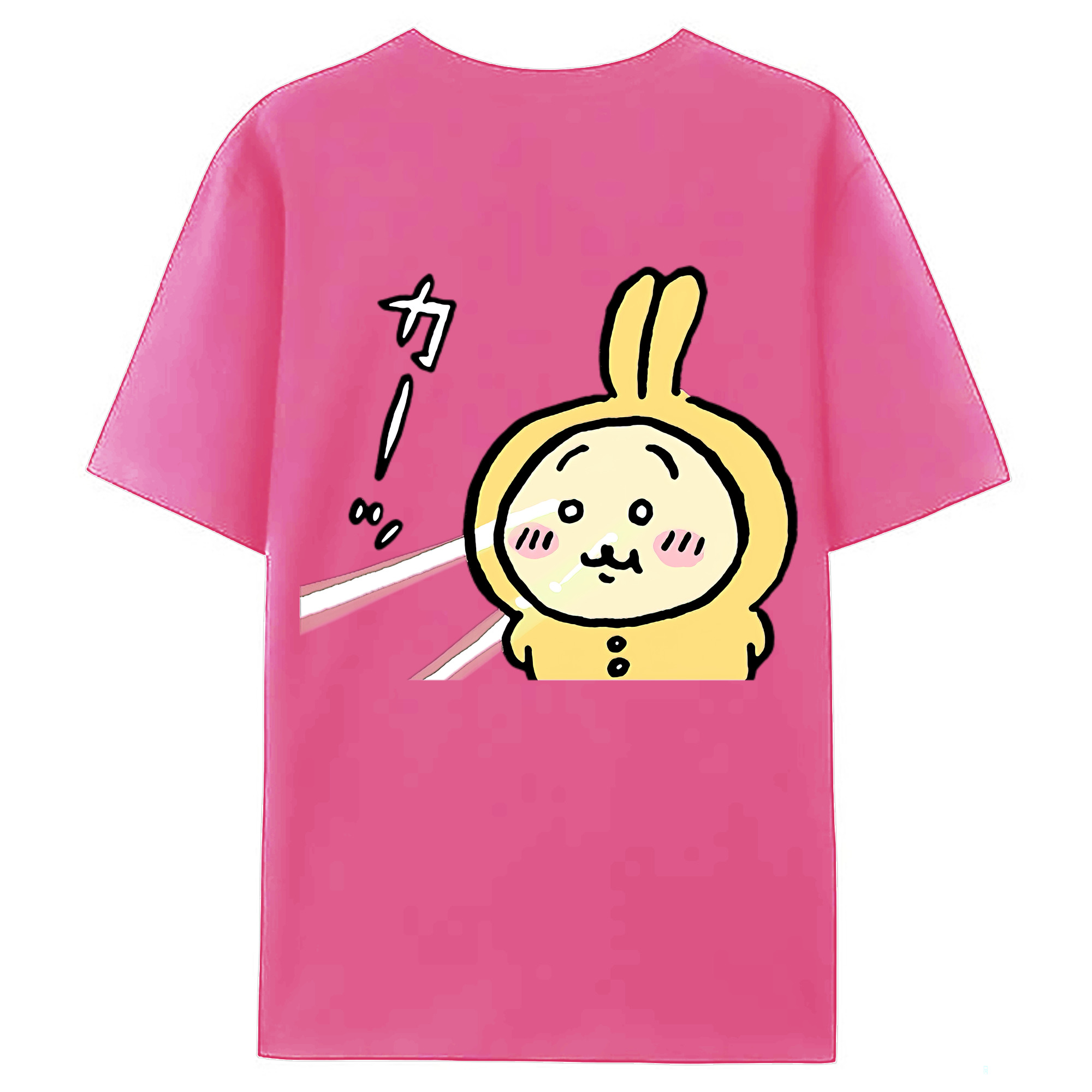 （画像用） ちいかわ うさぎ Chii-kawa usagi レディース半袖Tシャツ(バックプリント)