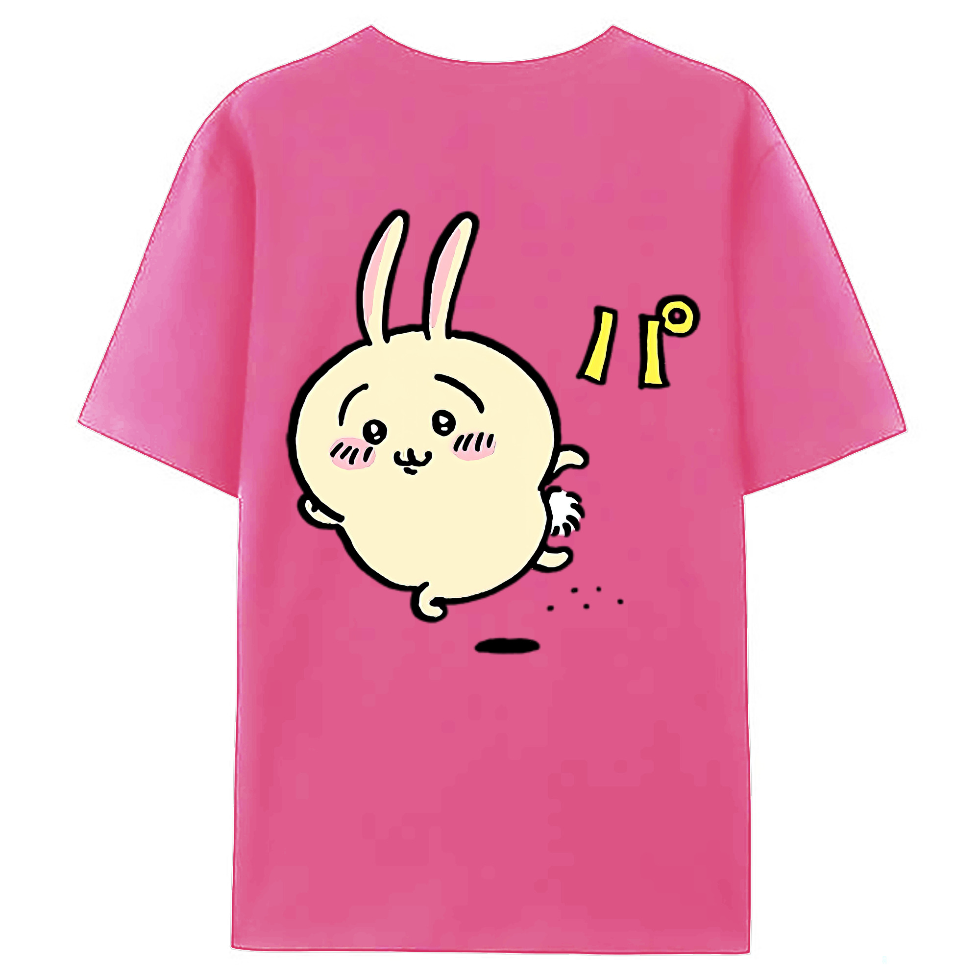 （画像用） ちいかわ うさぎ Chii-kawa usagi レディース半袖Tシャツ(バックプリント)
