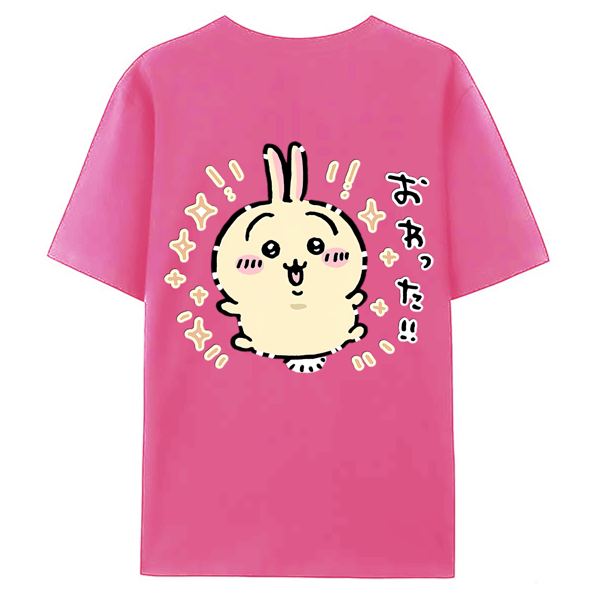 （画像用） ちいかわ うさぎ Chii-kawa usagi レディース半袖Tシャツ(バックプリント)