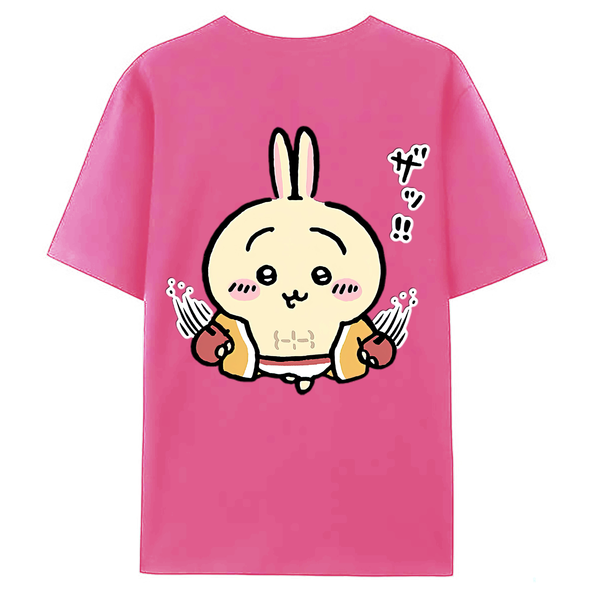 （画像用） ちいかわ うさぎ Chii-kawa usagi レディース半袖Tシャツ(バックプリント)