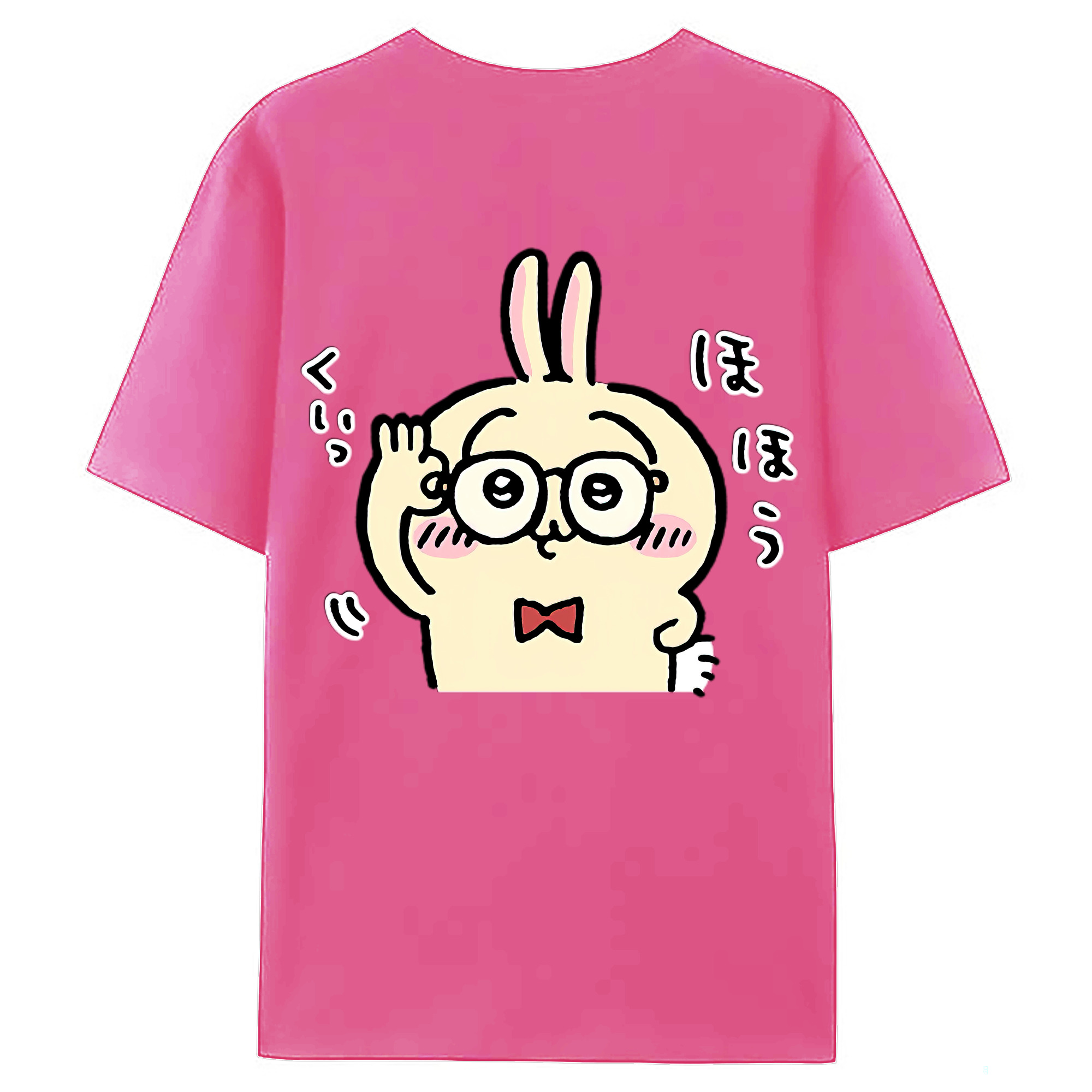 （画像用） ちいかわ うさぎ Chii-kawa usagi レディース半袖Tシャツ(バックプリント)