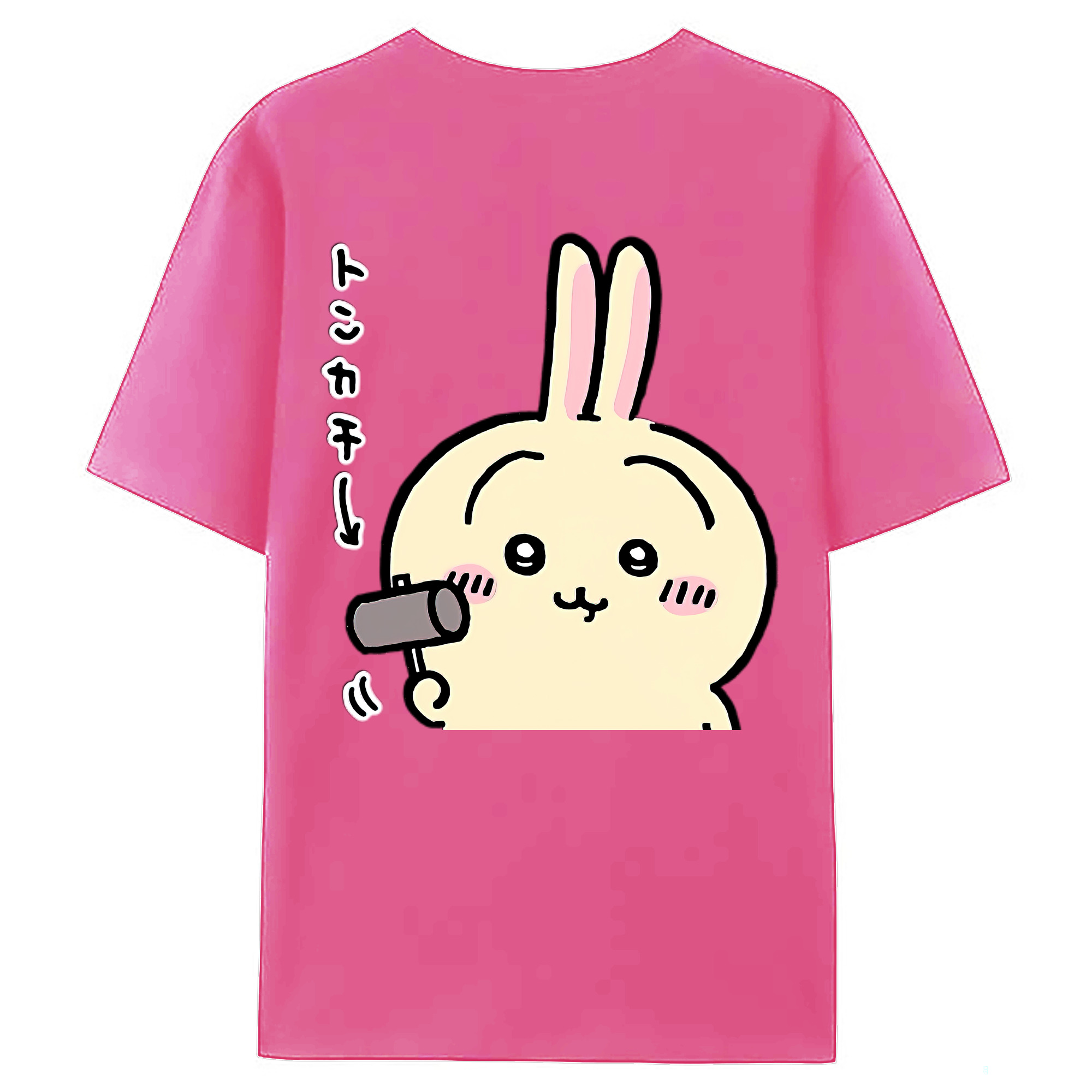 （画像用） ちいかわ うさぎ Chii-kawa usagi レディース半袖Tシャツ(バックプリント)