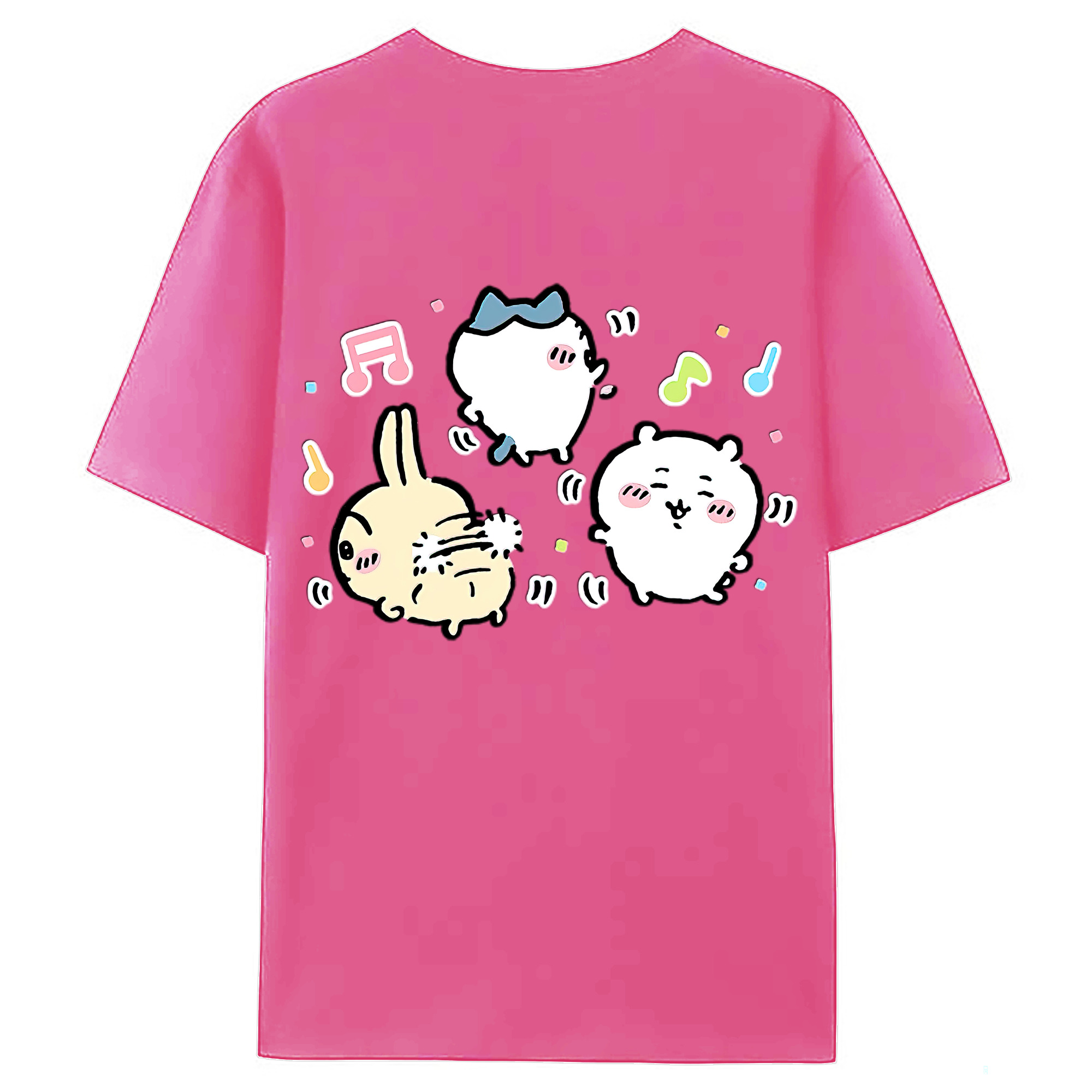 （画像用） ちいかわ うさぎ Chii-kawa usagi レディース半袖Tシャツ(バックプリント)