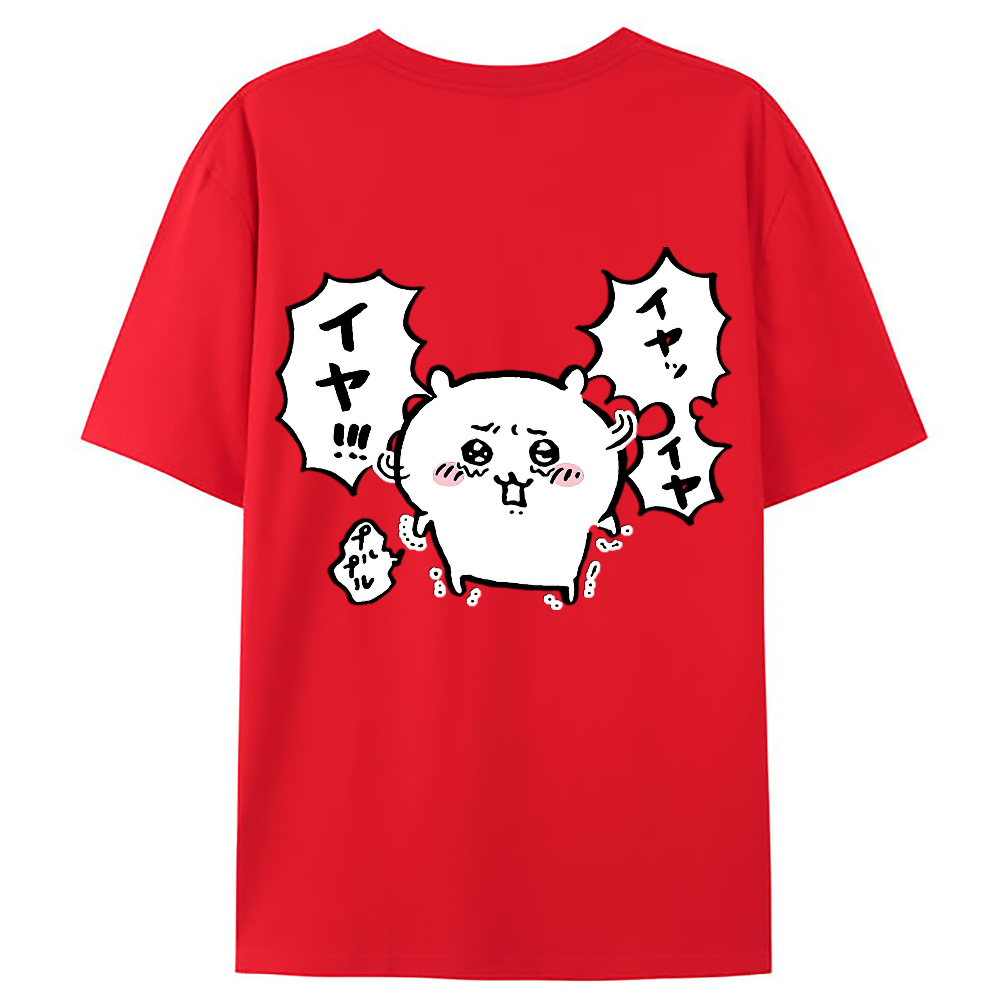 （画像用） ちいかわ ちいかわ Chii-kawa chiikawa レディース半袖Tシャツ(バックプリント)