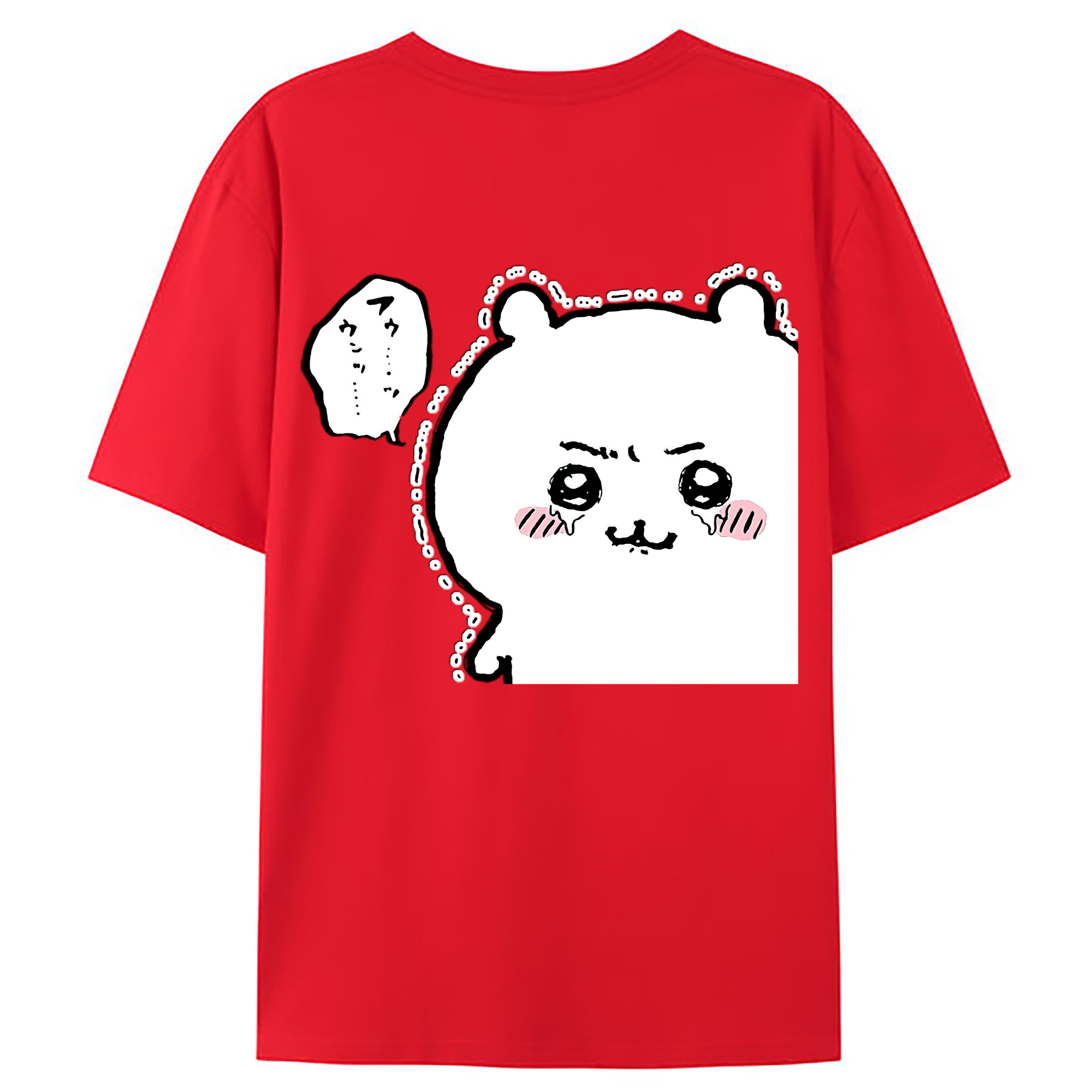 （画像用） ちいかわ ちいかわ Chii-kawa chiikawa レディース半袖Tシャツ(バックプリント)