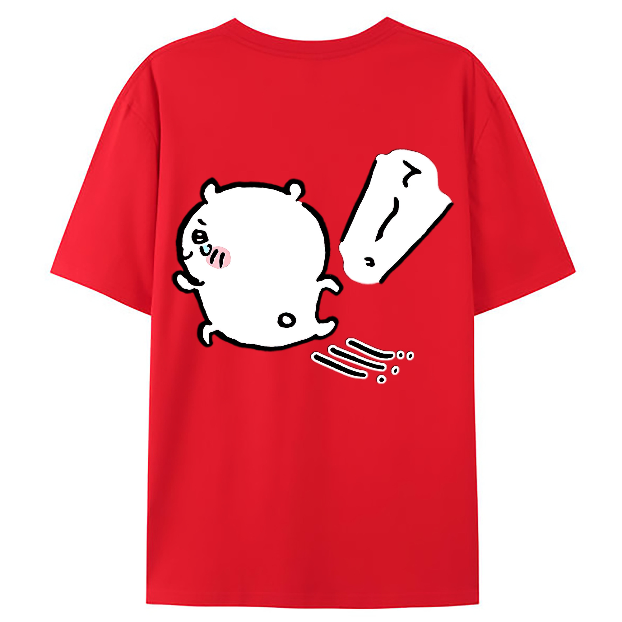 （画像用） ちいかわ ちいかわ Chii-kawa chiikawa レディース半袖Tシャツ(バックプリント)