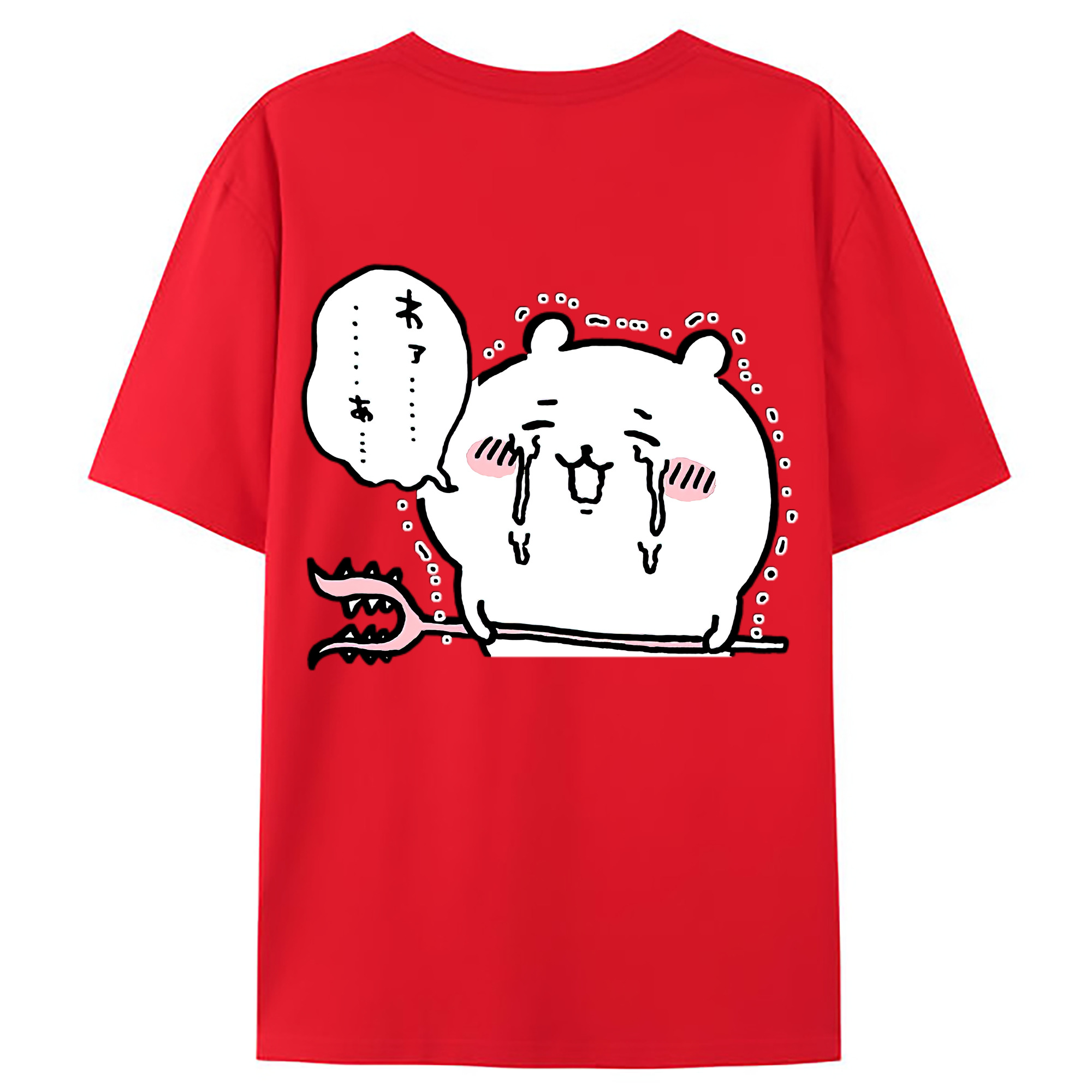 （画像用） ちいかわ ちいかわ Chii-kawa chiikawa レディース半袖Tシャツ(バックプリント)