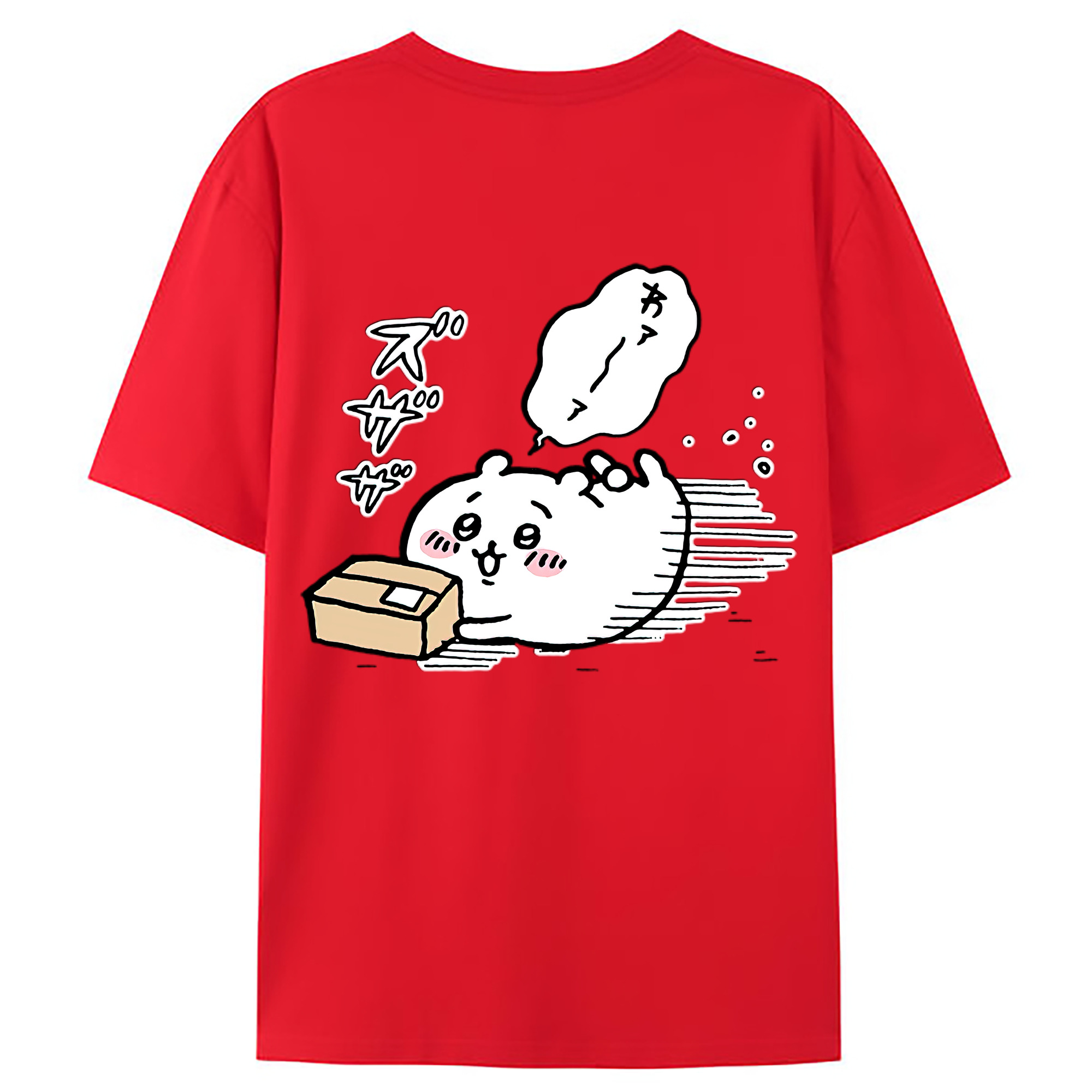 （画像用） ちいかわ ちいかわ Chii-kawa chiikawa レディース半袖Tシャツ(バックプリント)