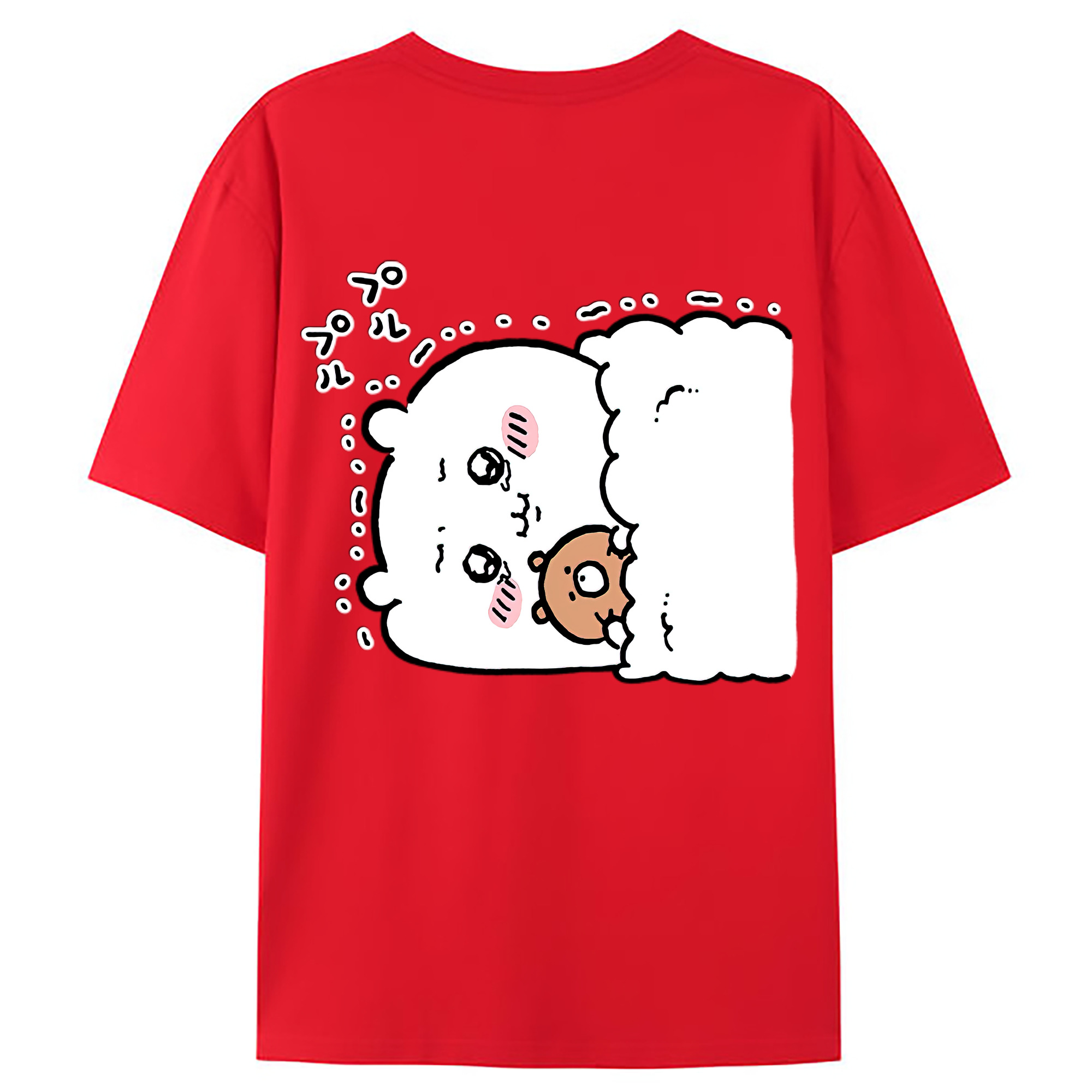 （画像用） ちいかわ ちいかわ Chii-kawa chiikawa レディース半袖Tシャツ(バックプリント)