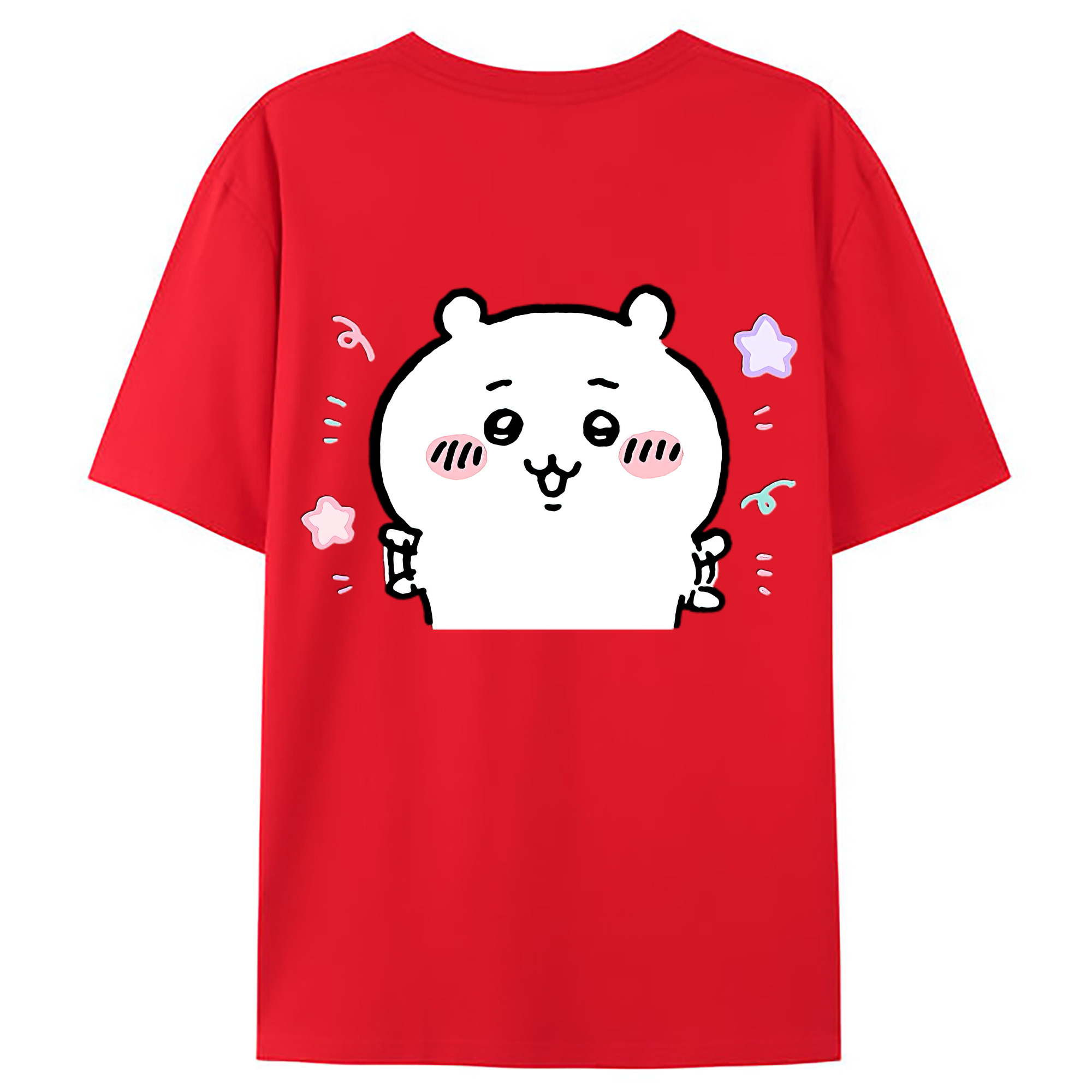 （画像用） ちいかわ ちいかわ Chii-kawa chiikawa レディース半袖Tシャツ(バックプリント)