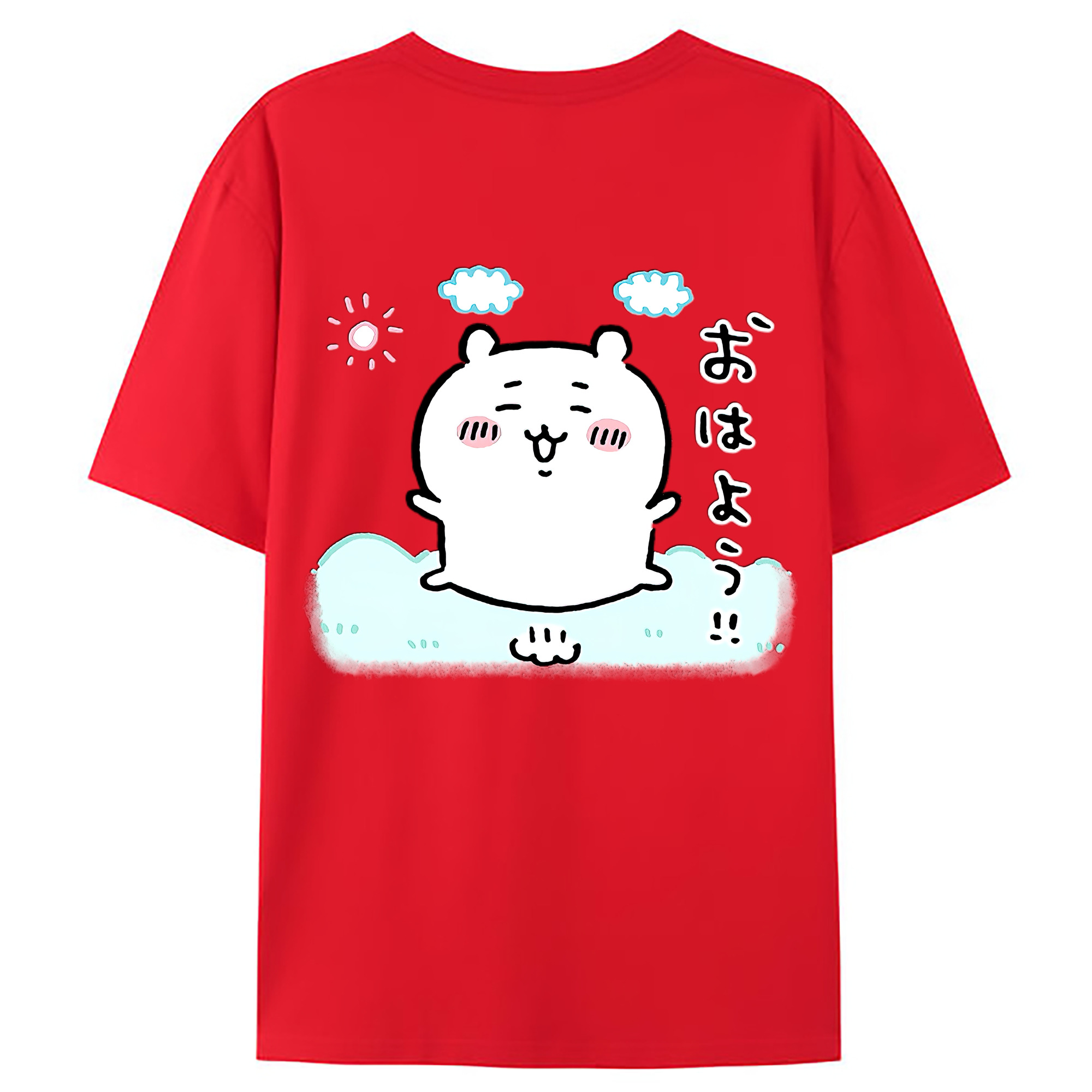 （画像用） ちいかわ ちいかわ Chii-kawa chiikawa レディース半袖Tシャツ(バックプリント)