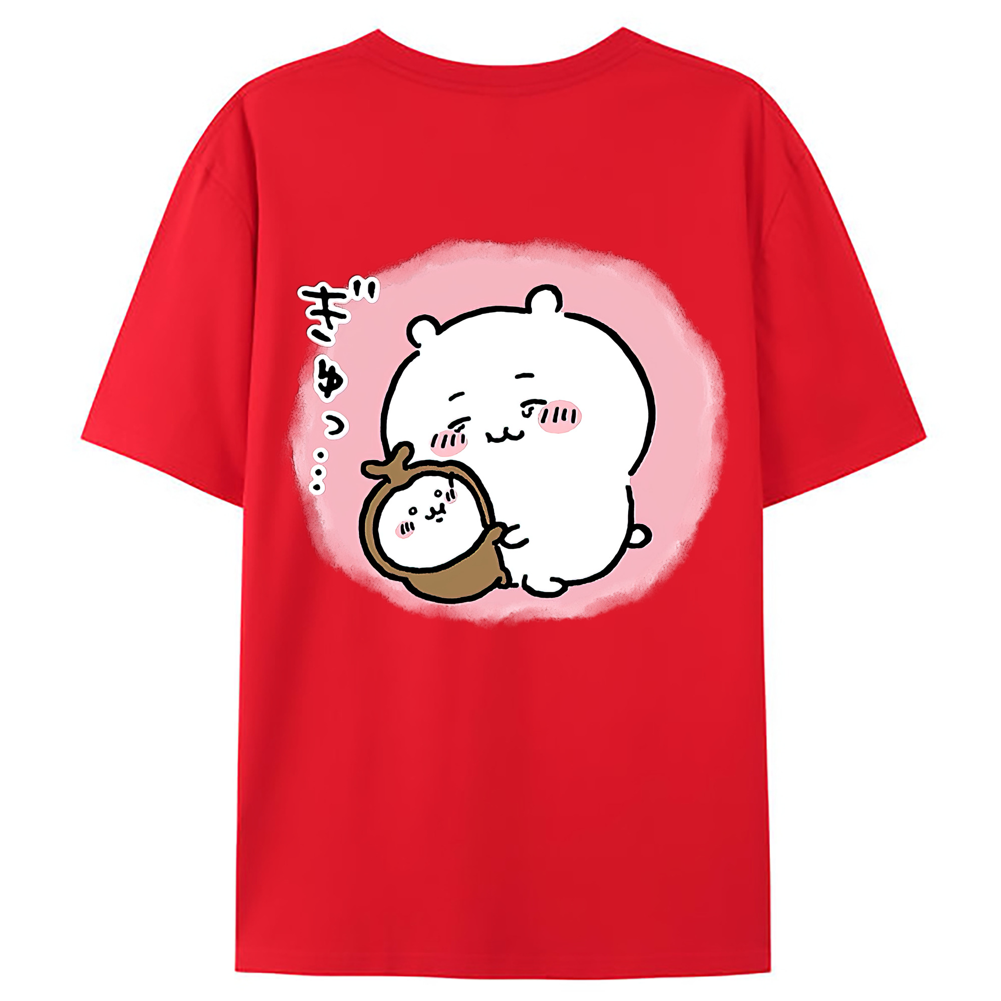 （画像用） ちいかわ ちいかわ Chii-kawa chiikawa レディース半袖Tシャツ(バックプリント)