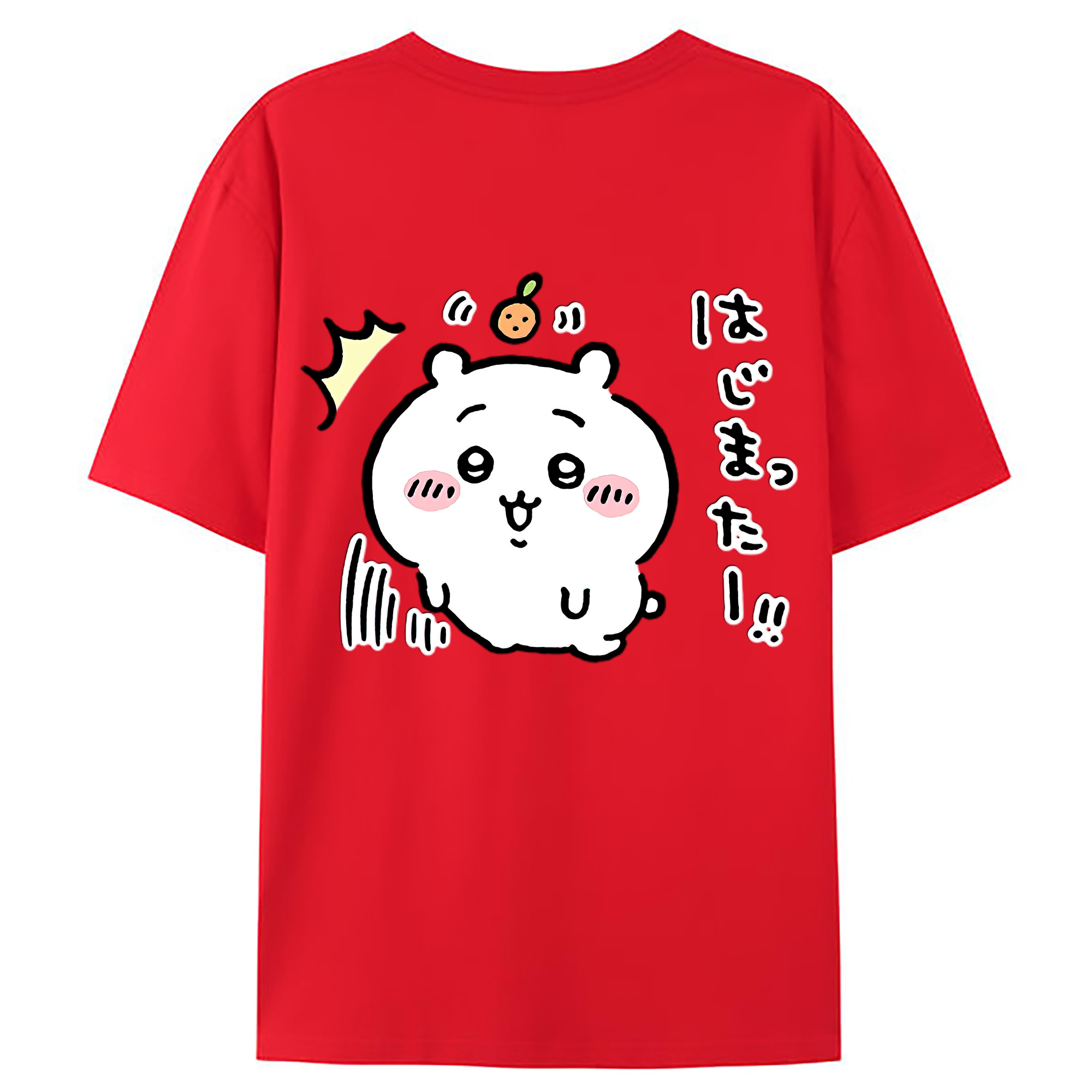 （画像用） ちいかわ ちいかわ Chii-kawa chiikawa レディース半袖Tシャツ(バックプリント)