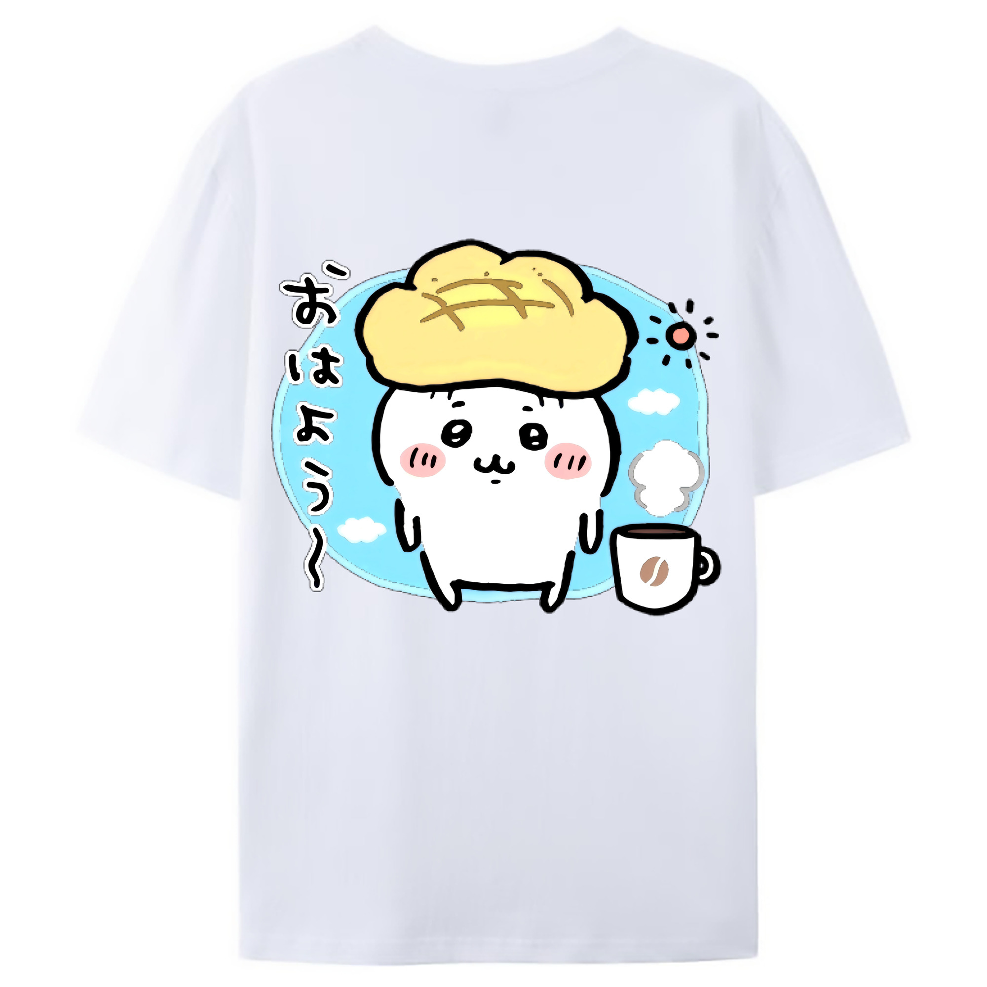 （画像用） ちいかわ ちいかわ Chii-kawa chiikawa レディース半袖Tシャツ(バックプリント)