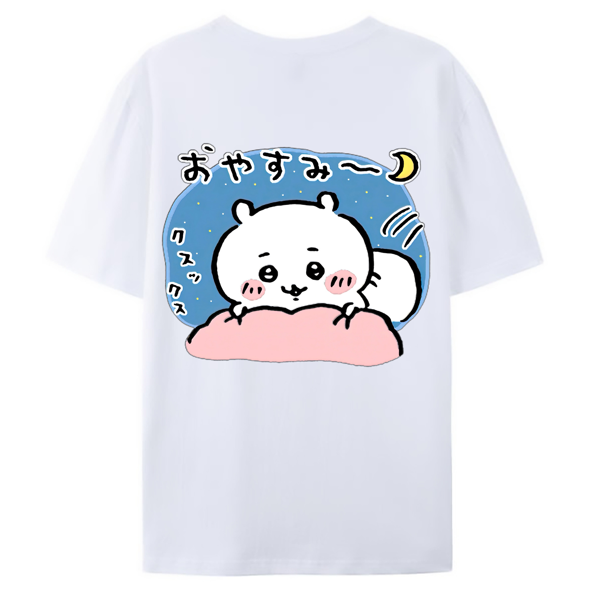 （画像用） ちいかわ ちいかわ Chii-kawa chiikawa レディース半袖Tシャツ(バックプリント)