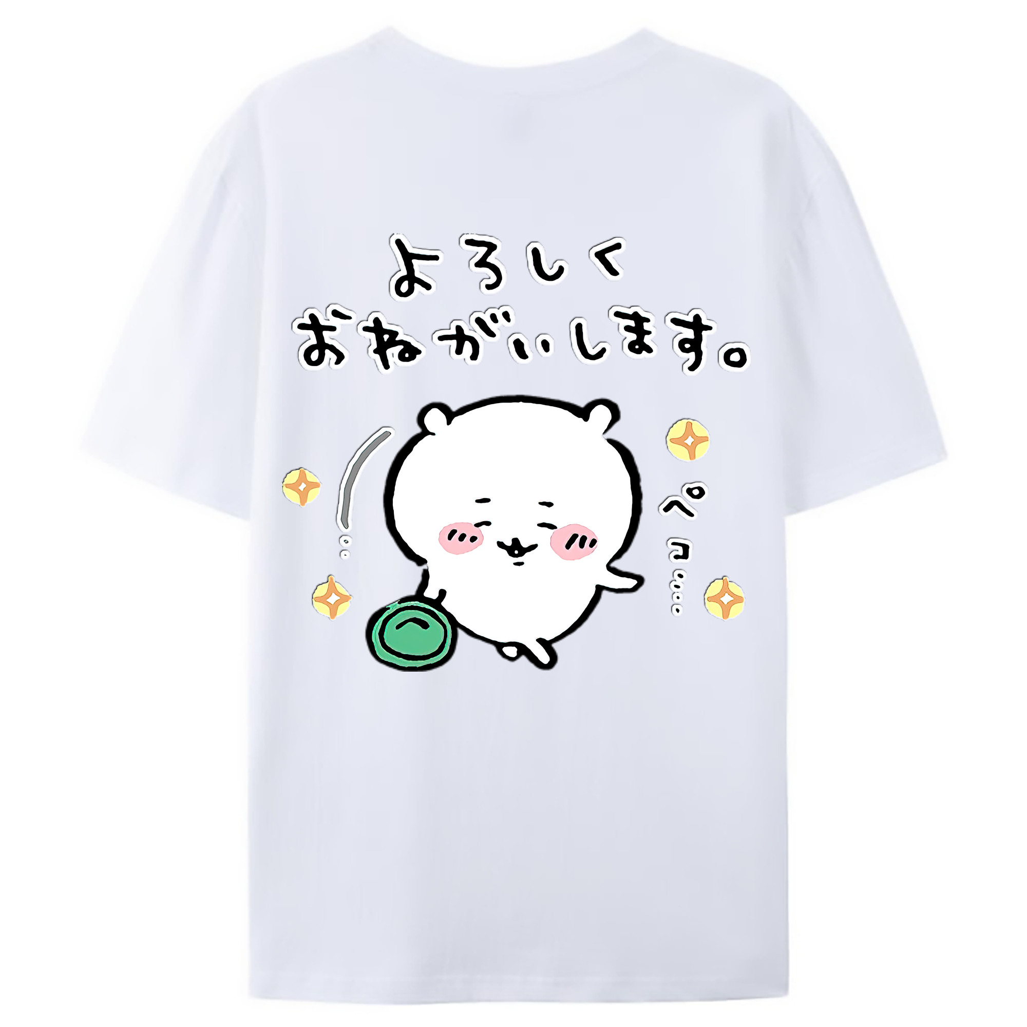 （画像用） ちいかわ ちいかわ Chii-kawa chiikawa レディース半袖Tシャツ(バックプリント)