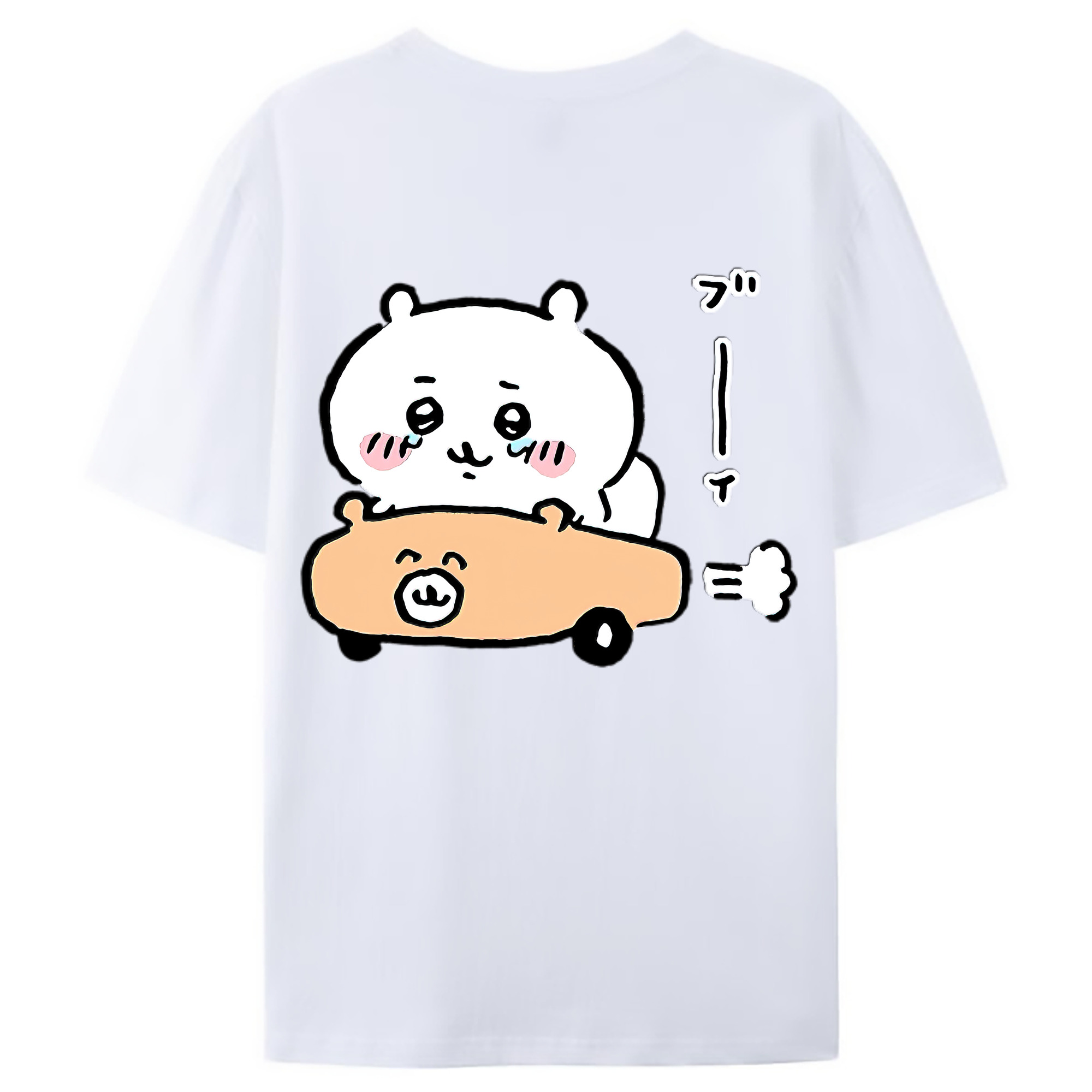 （画像用） ちいかわ ちいかわ Chii-kawa chiikawa レディース半袖Tシャツ(バックプリント)