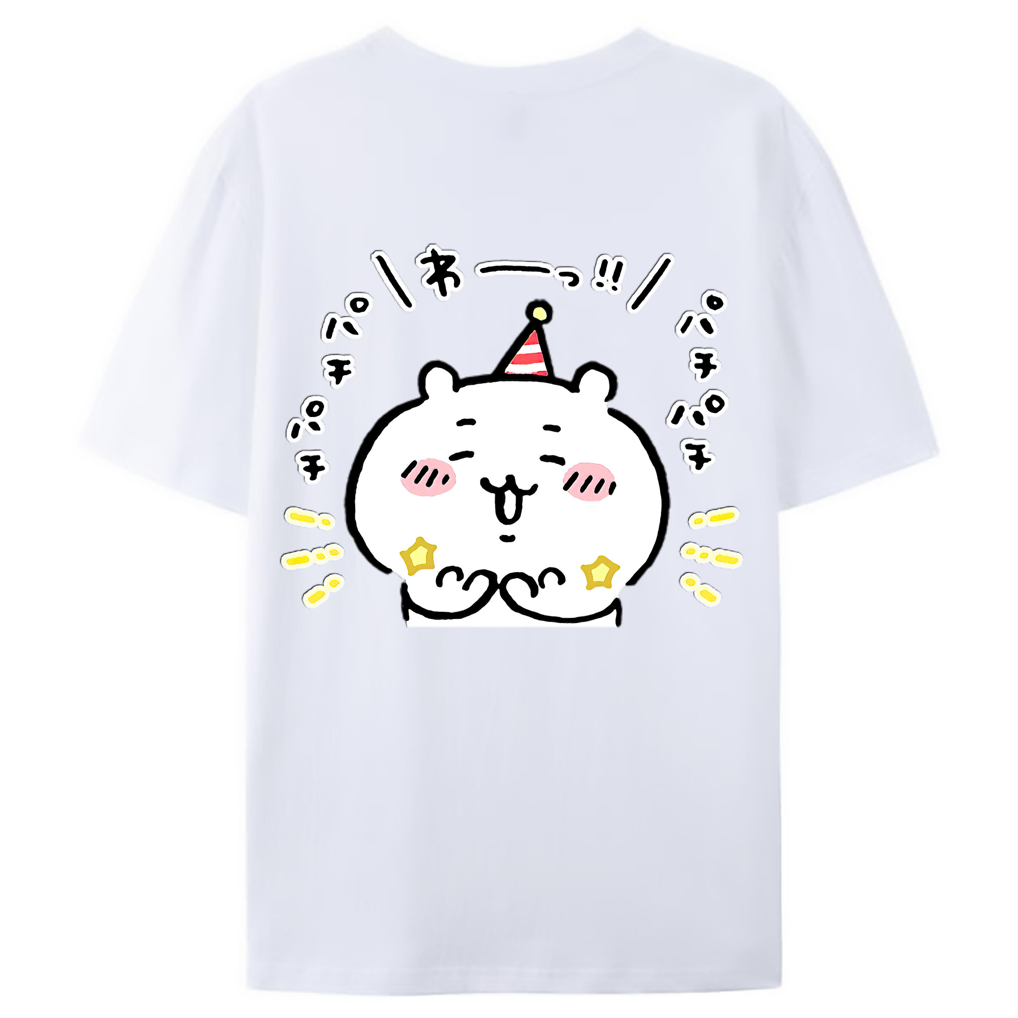 （画像用） ちいかわ ちいかわ Chii-kawa chiikawa レディース半袖Tシャツ(バックプリント)
