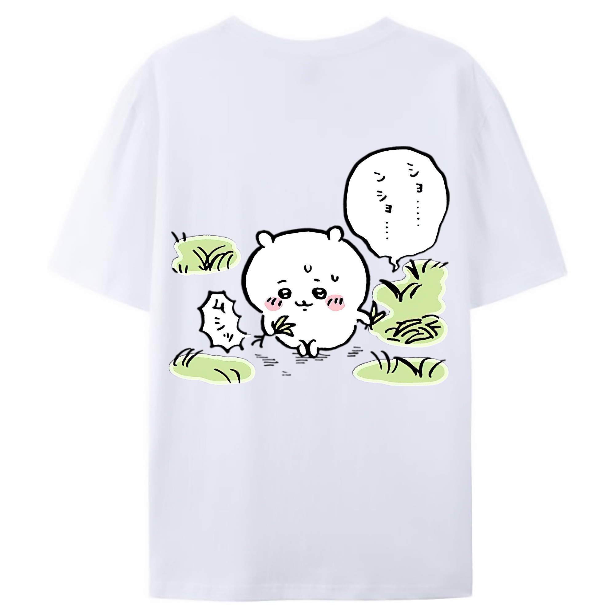 （画像用） ちいかわ ちいかわ Chii-kawa chiikawa レディース半袖Tシャツ(バックプリント)
