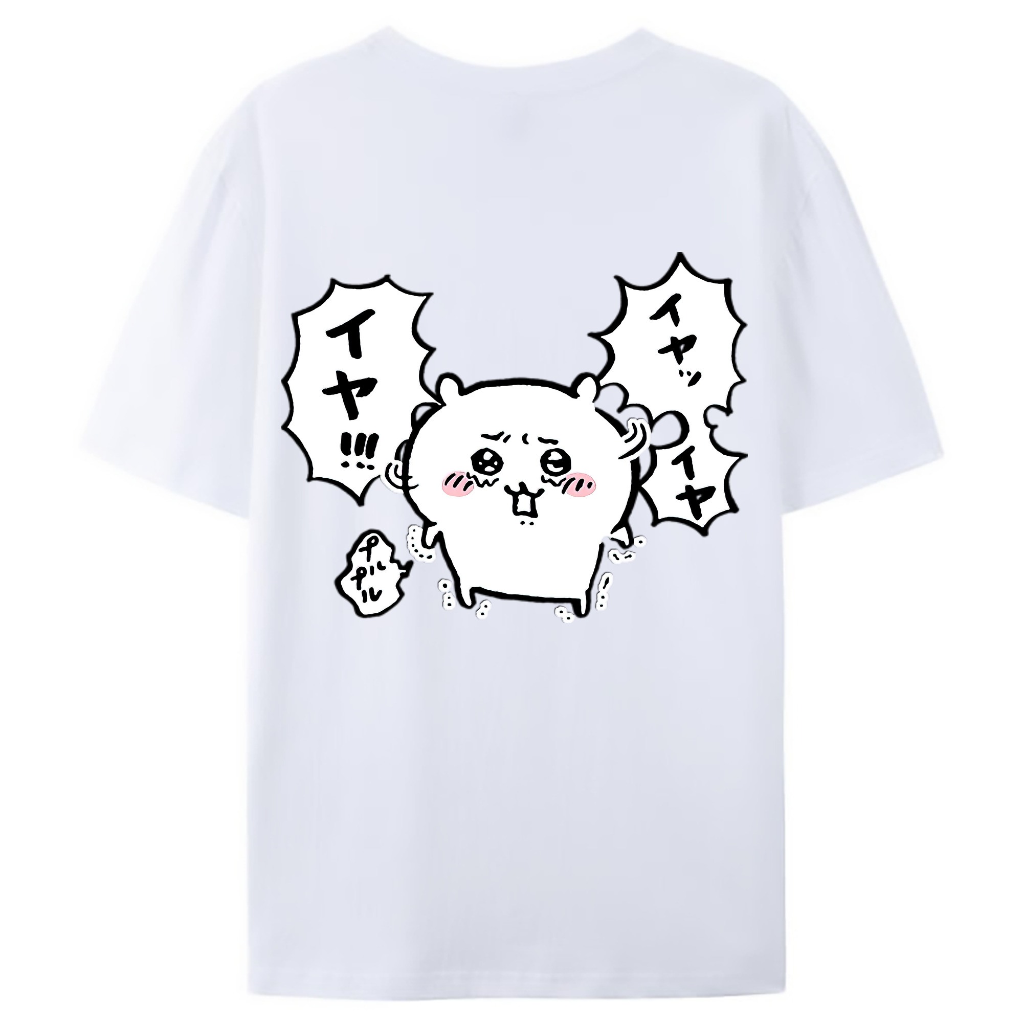 （画像用） ちいかわ ちいかわ Chii-kawa chiikawa レディース半袖Tシャツ(バックプリント)
