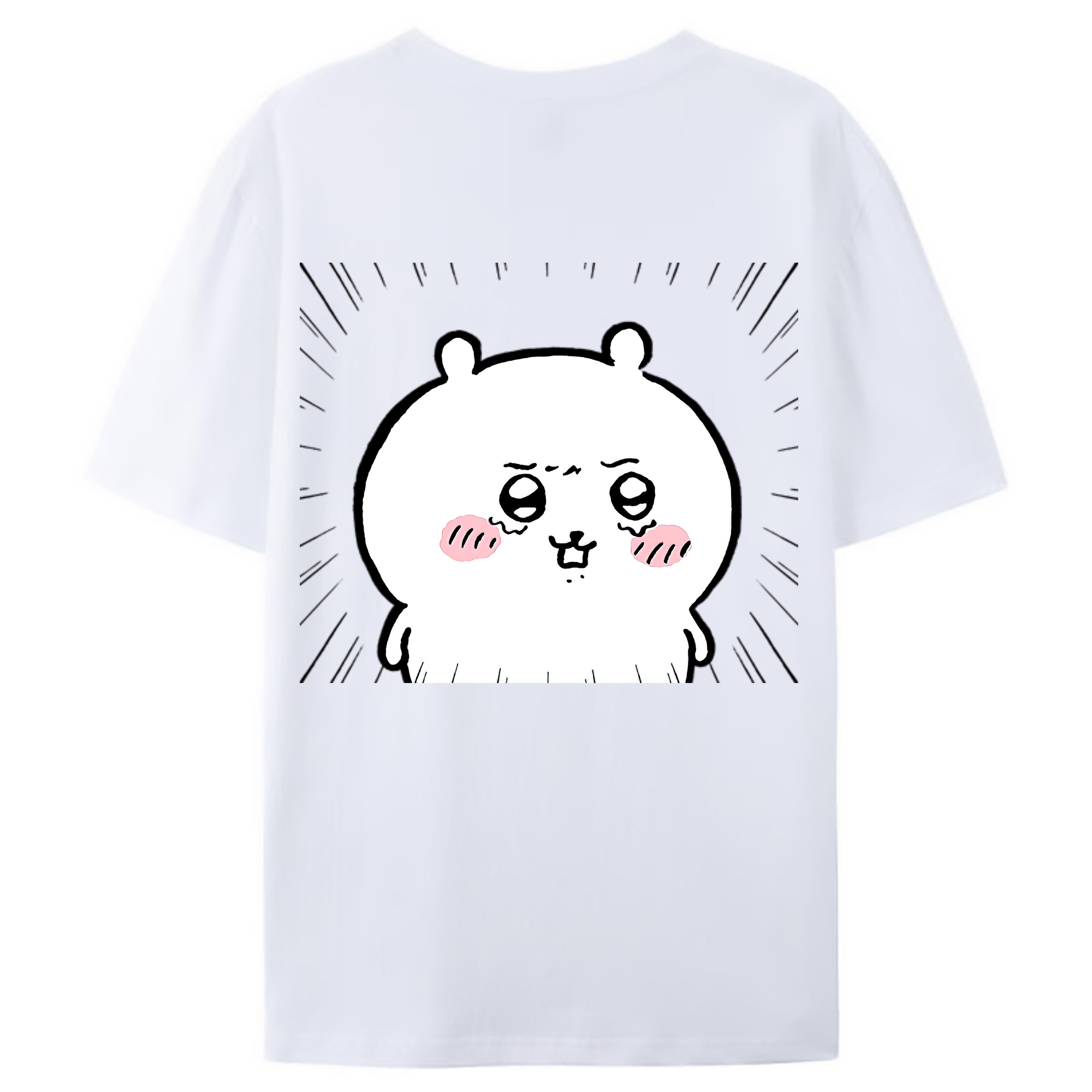 （画像用） ちいかわ ちいかわ Chii-kawa chiikawa レディース半袖Tシャツ(バックプリント)