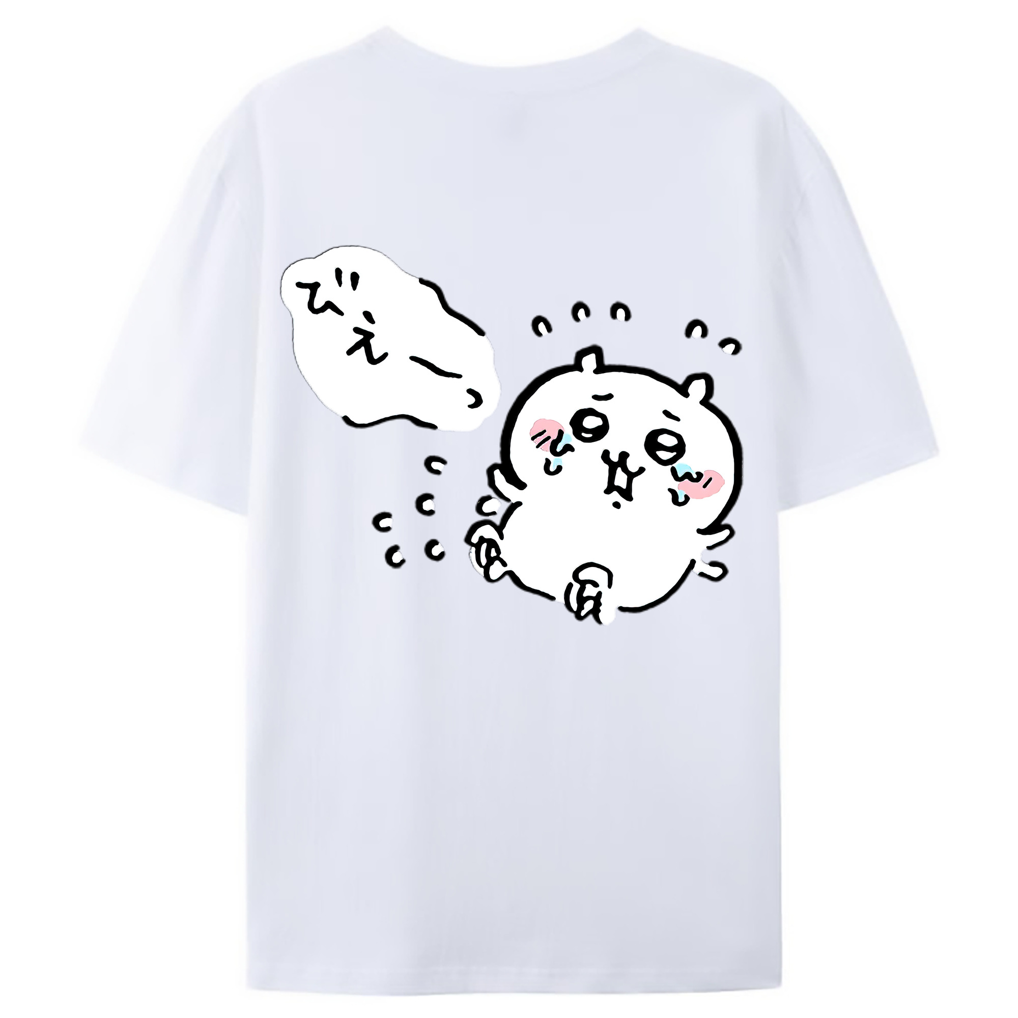 （画像用） ちいかわ ちいかわ Chii-kawa chiikawa レディース半袖Tシャツ(バックプリント)