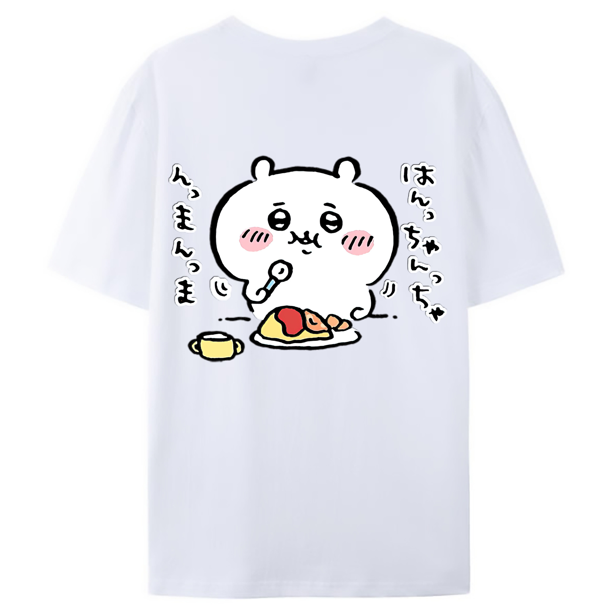 （画像用） ちいかわ ちいかわ Chii-kawa chiikawa レディース半袖Tシャツ(バックプリント)