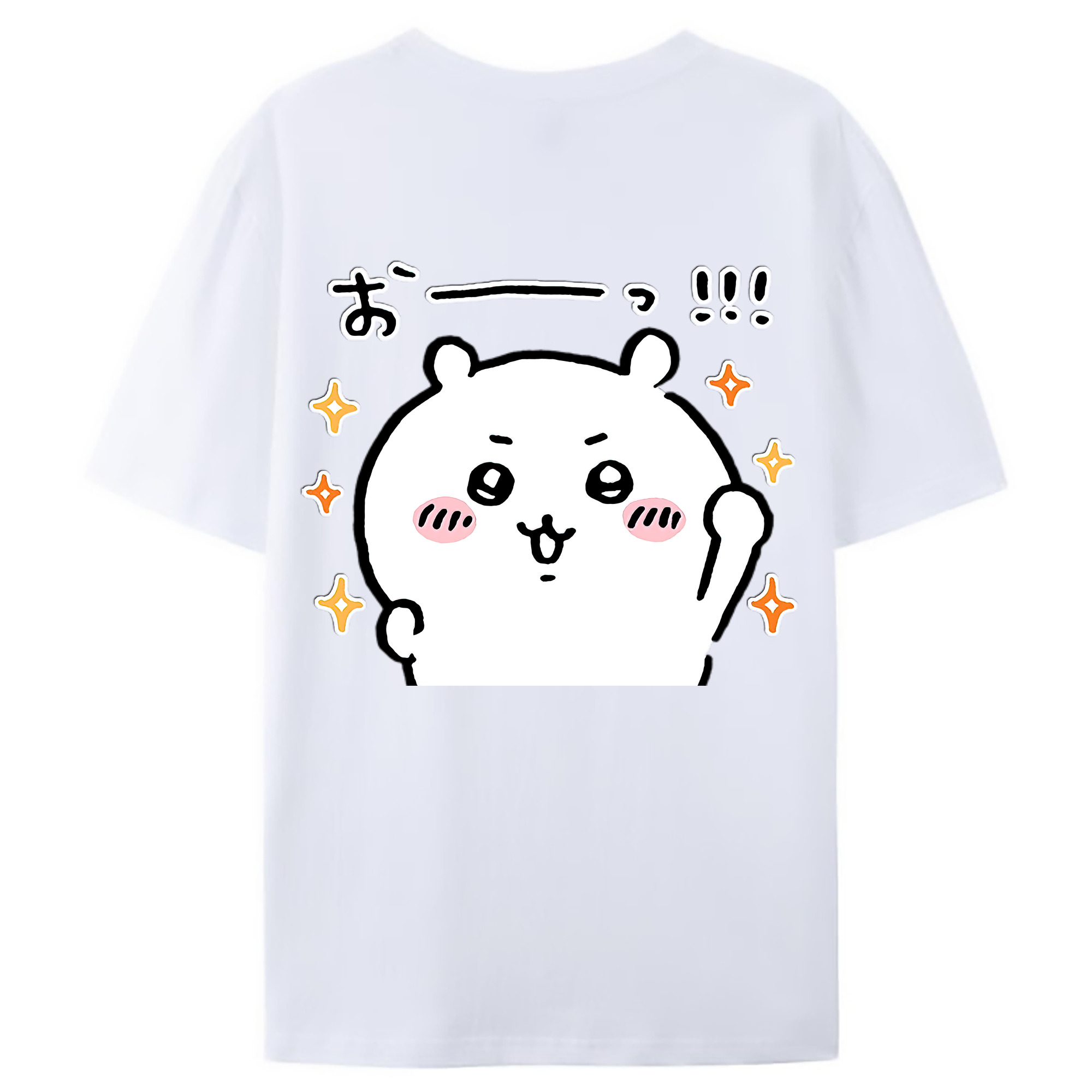 （画像用） ちいかわ ちいかわ Chii-kawa chiikawa レディース半袖Tシャツ(バックプリント)