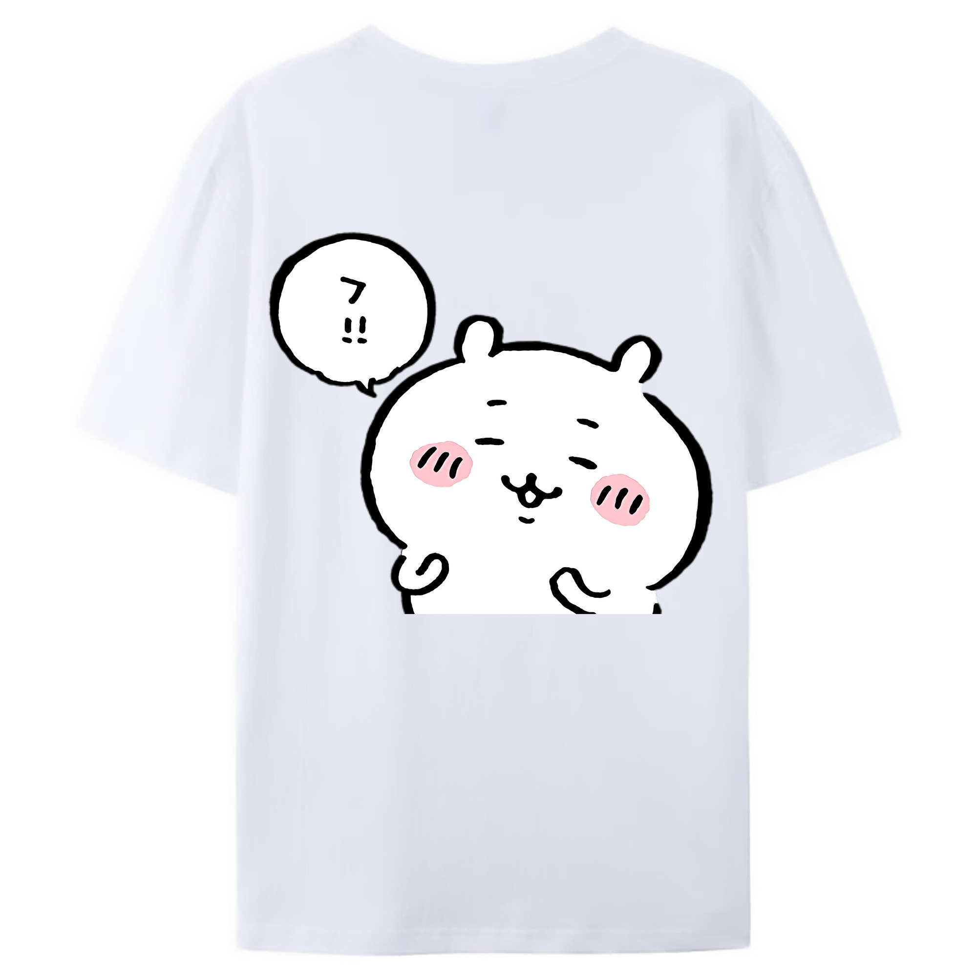 （画像用） ちいかわ ちいかわ Chii-kawa chiikawa レディース半袖Tシャツ(バックプリント)