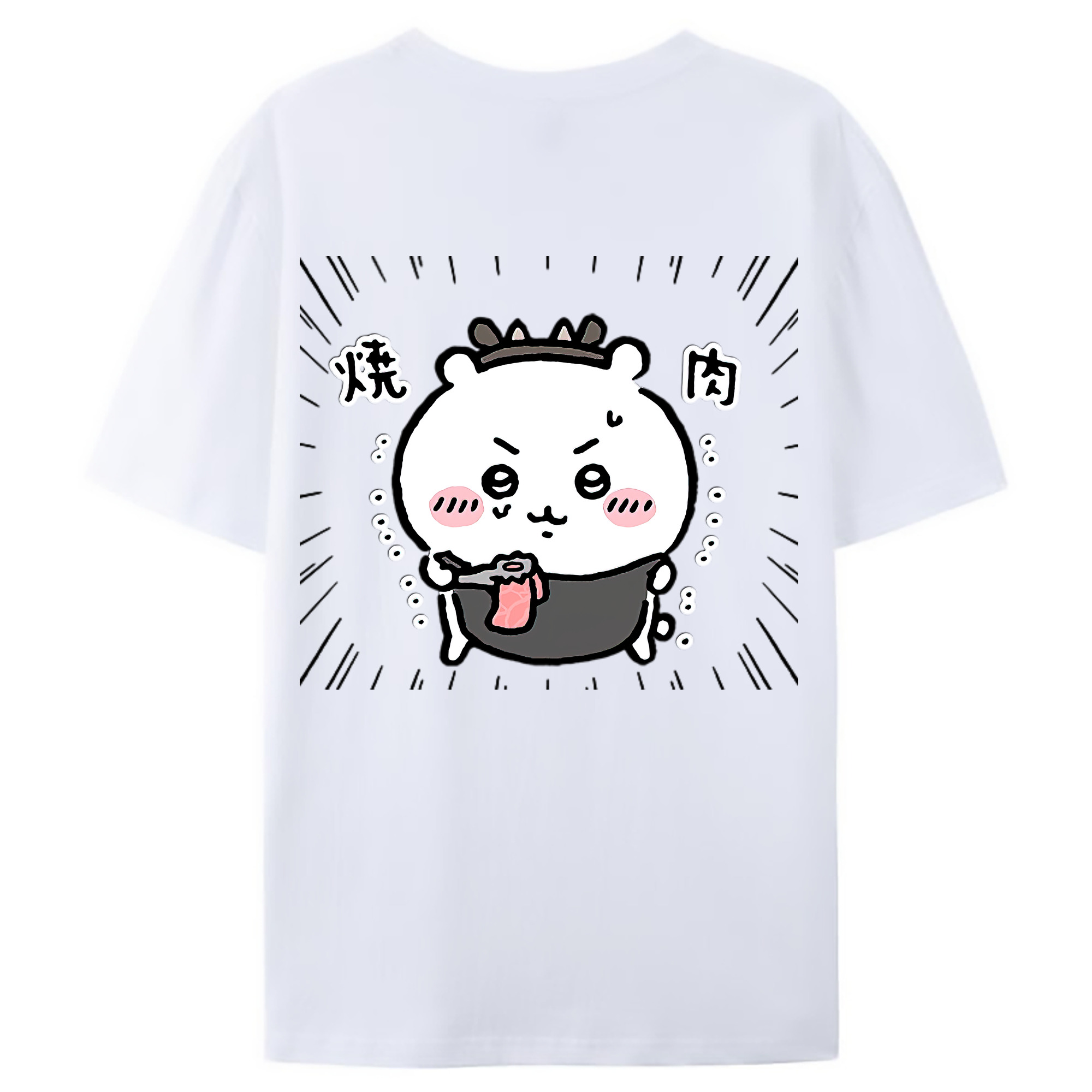 （画像用） ちいかわ ちいかわ Chii-kawa chiikawa レディース半袖Tシャツ(バックプリント)