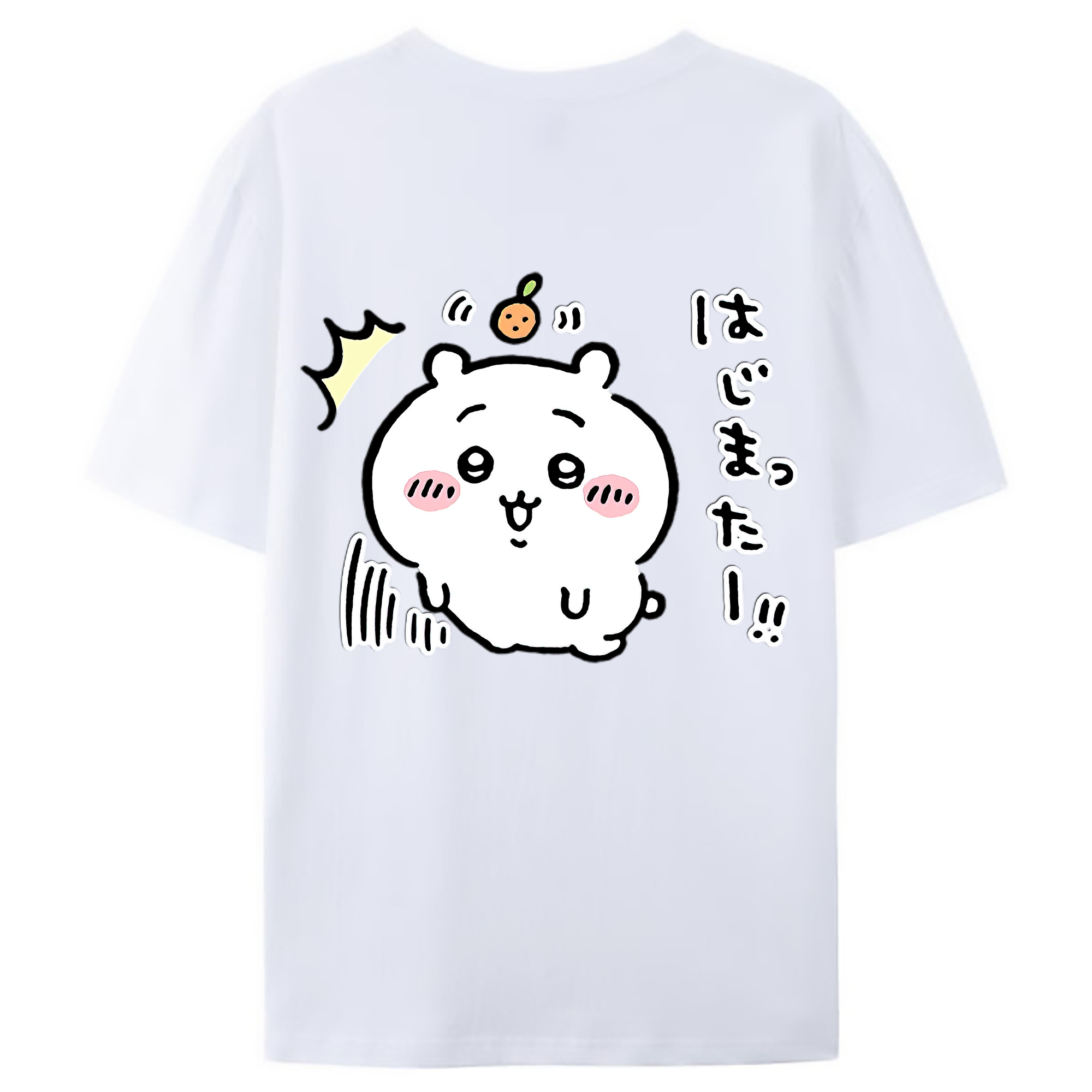 （画像用） ちいかわ ちいかわ Chii-kawa chiikawa レディース半袖Tシャツ(バックプリント)