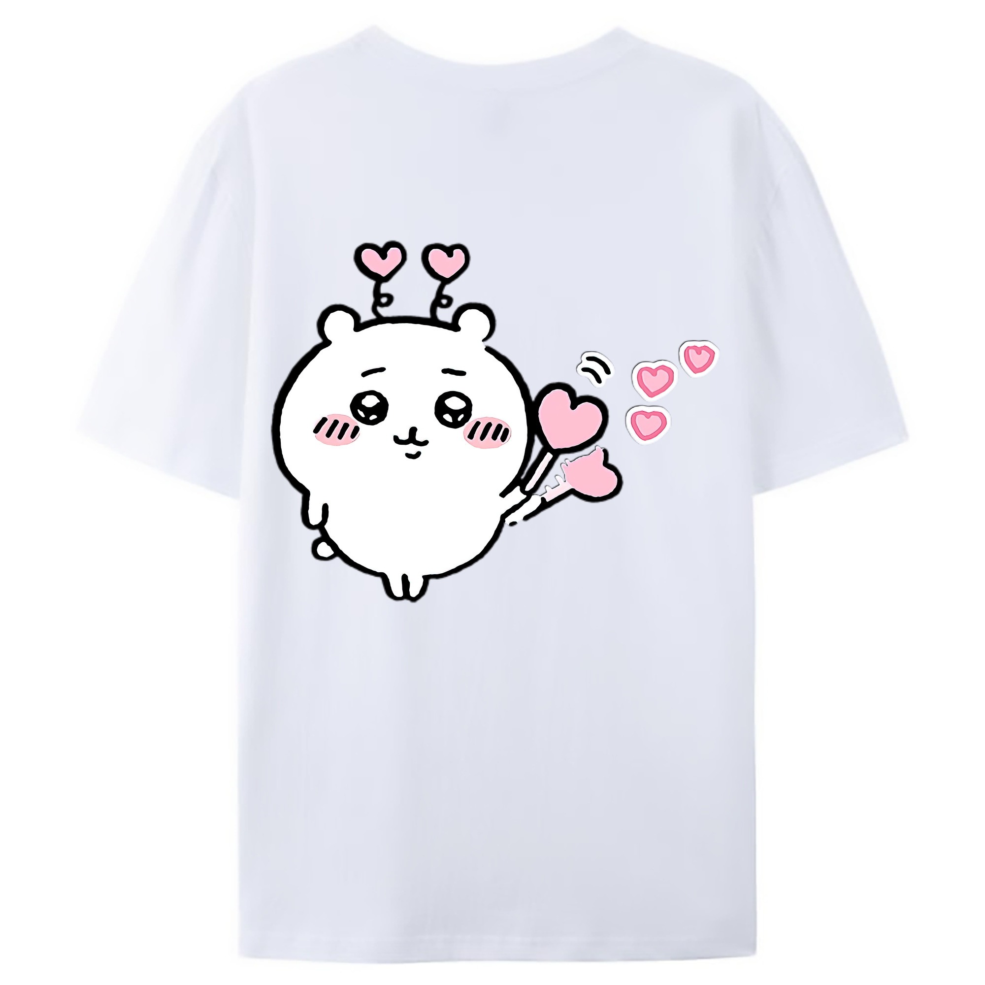 （画像用） ちいかわ ちいかわ Chii-kawa chiikawa レディース半袖Tシャツ(バックプリント)