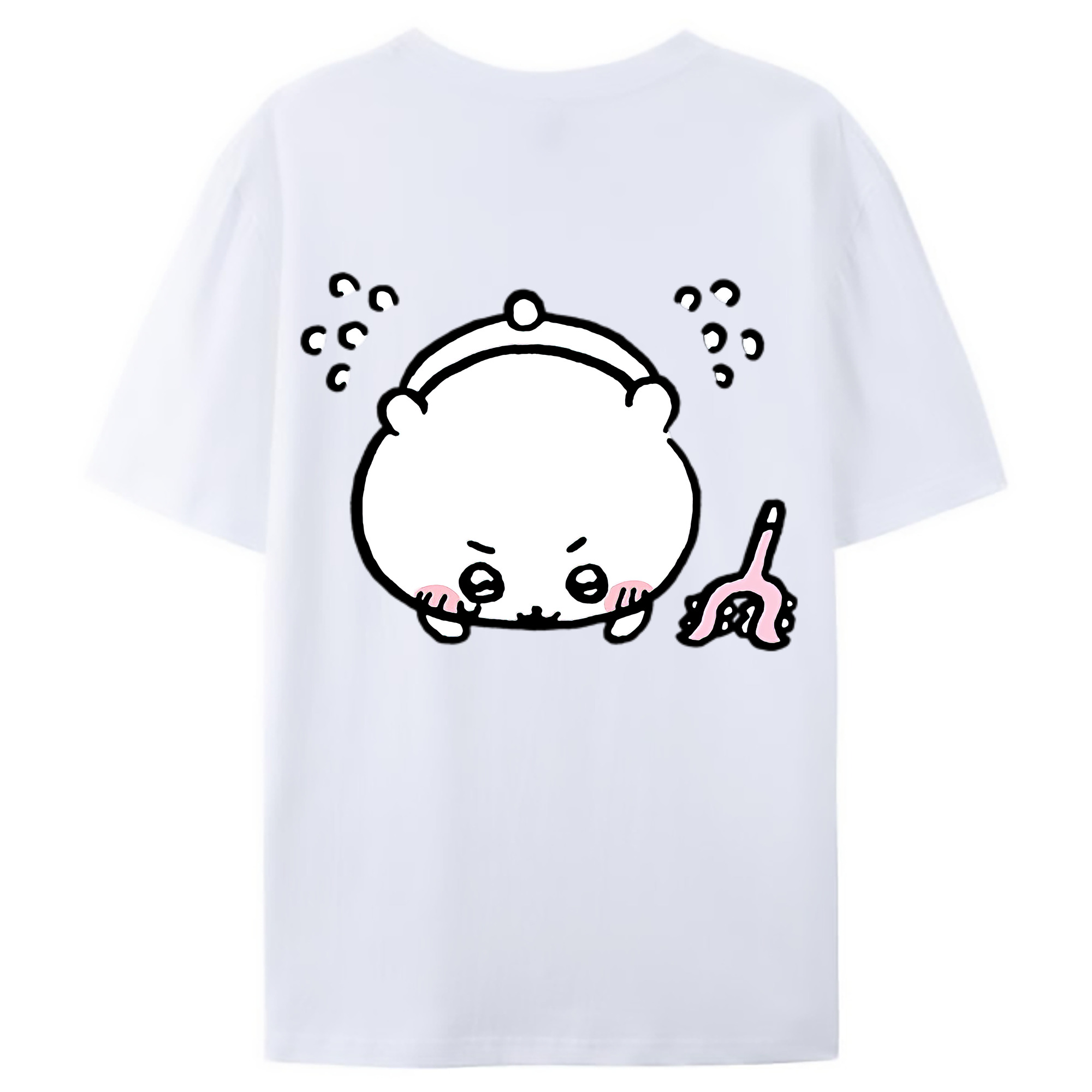 （画像用） ちいかわ ちいかわ Chii-kawa chiikawa レディース半袖Tシャツ(バックプリント)