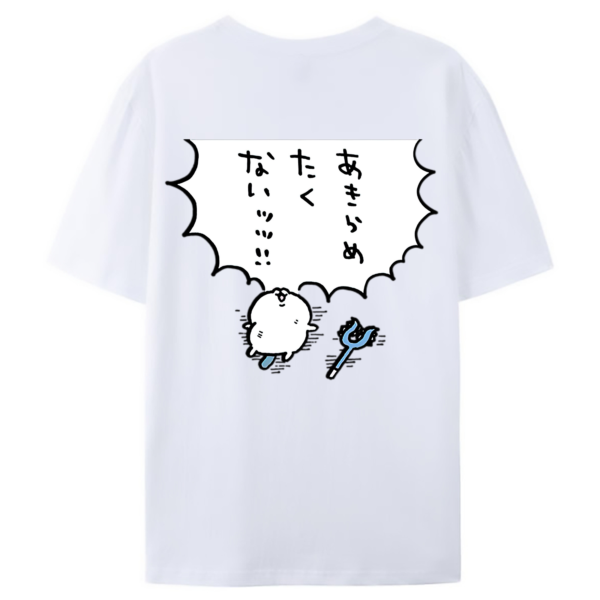 （画像用） ちいかわ ちいかわ Chii-kawa chiikawa レディース半袖Tシャツ(バックプリント)