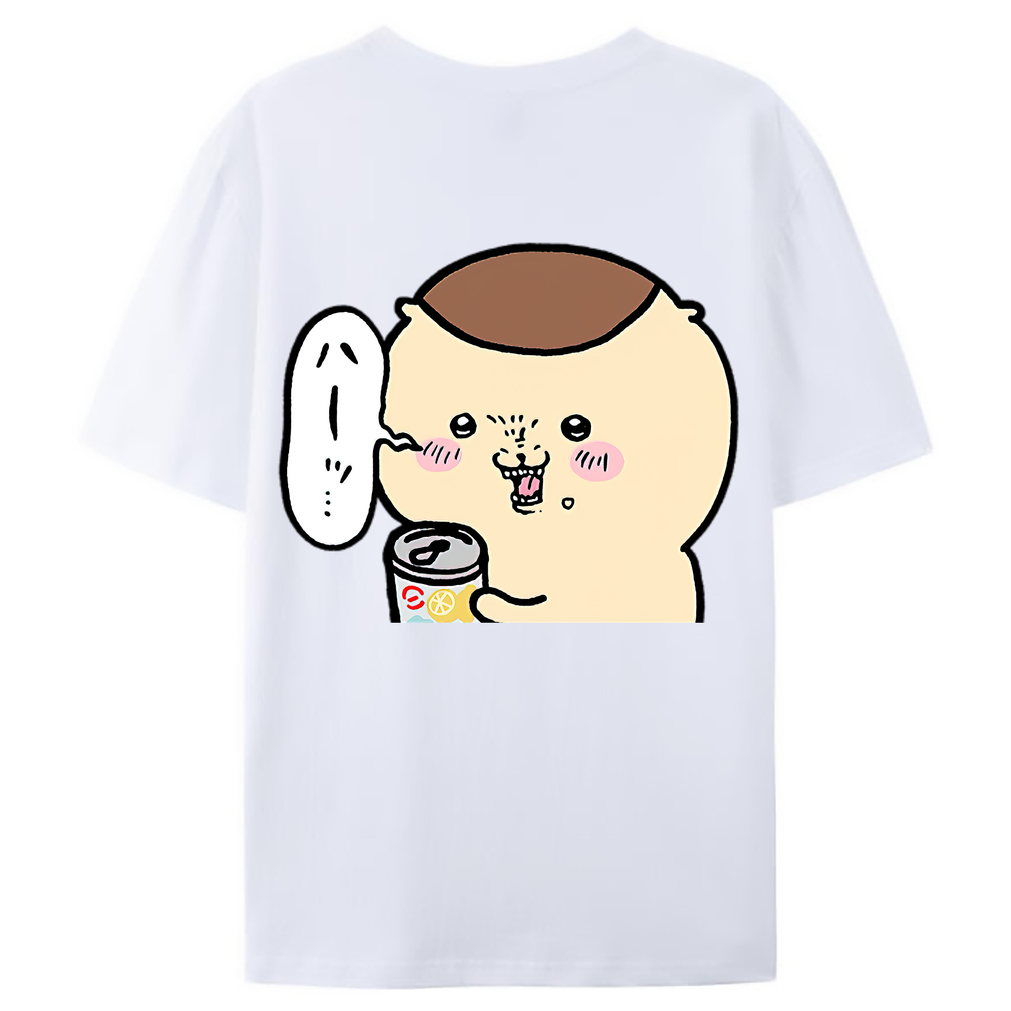 （画像用） ちいかわ くりまんじゅう Chii-kawa kuri manjū レディース半袖Tシャツ(バックプリント)