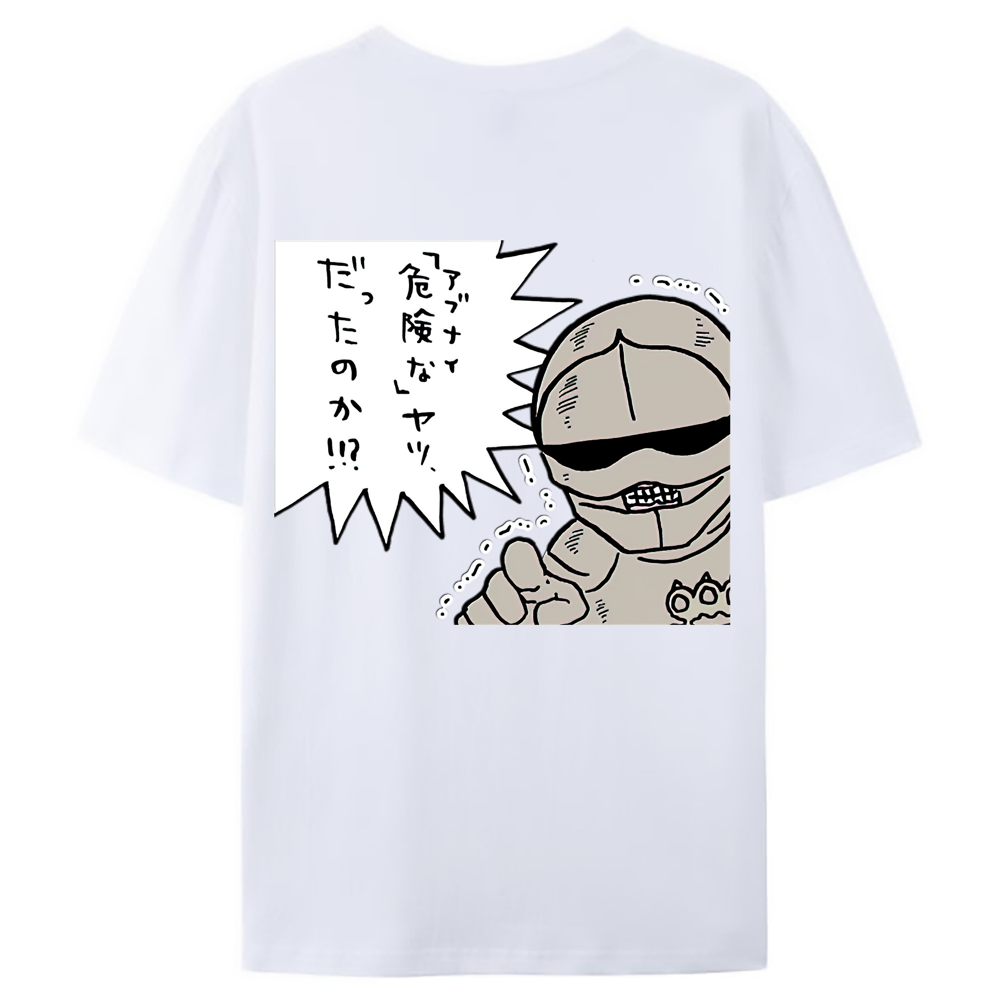 （画像用） ちいかわ 労働の鎧さん Chii-kawa Mr. Armor of Labor レディース半袖Tシャツ(バックプリント)