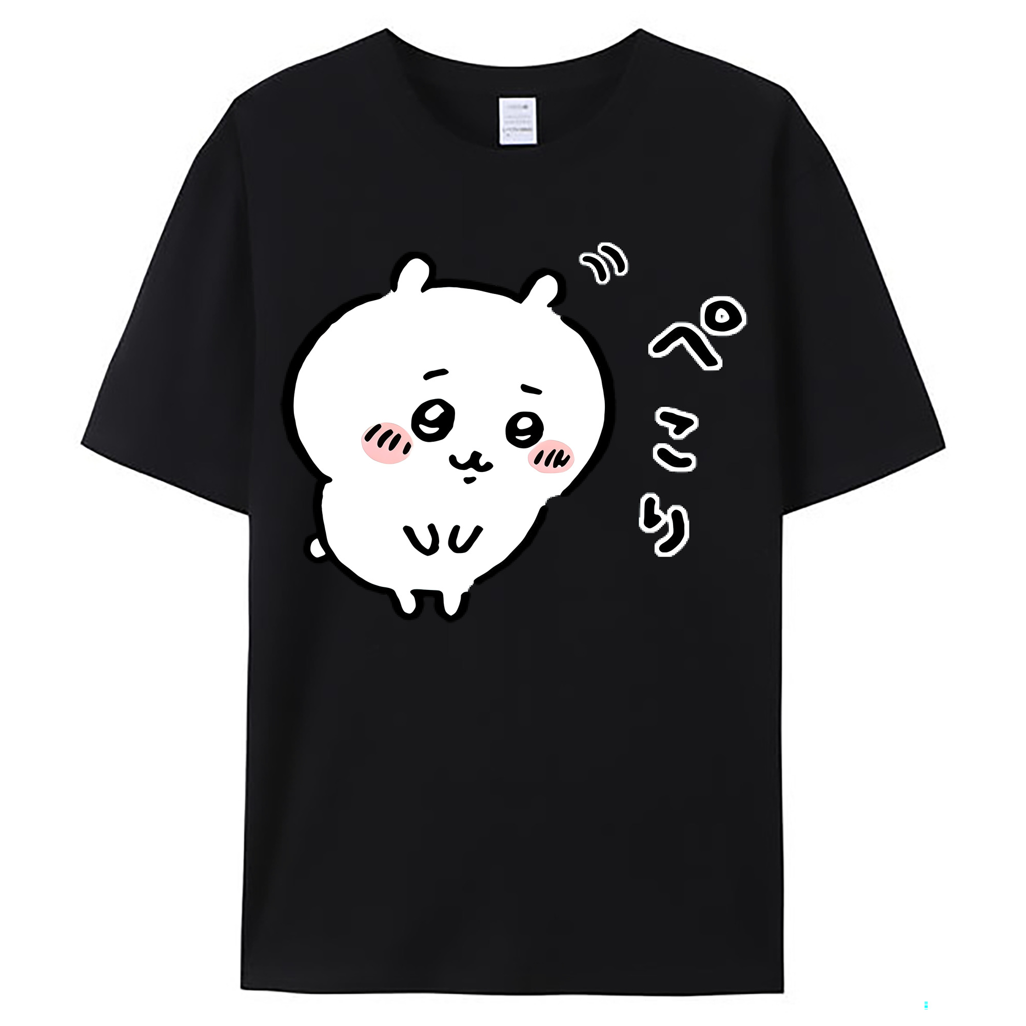 （画像用） ちいかわ ちいかわ Chii-kawa chiikawa レディースカジュアルプリントTシャツ（綿100％）